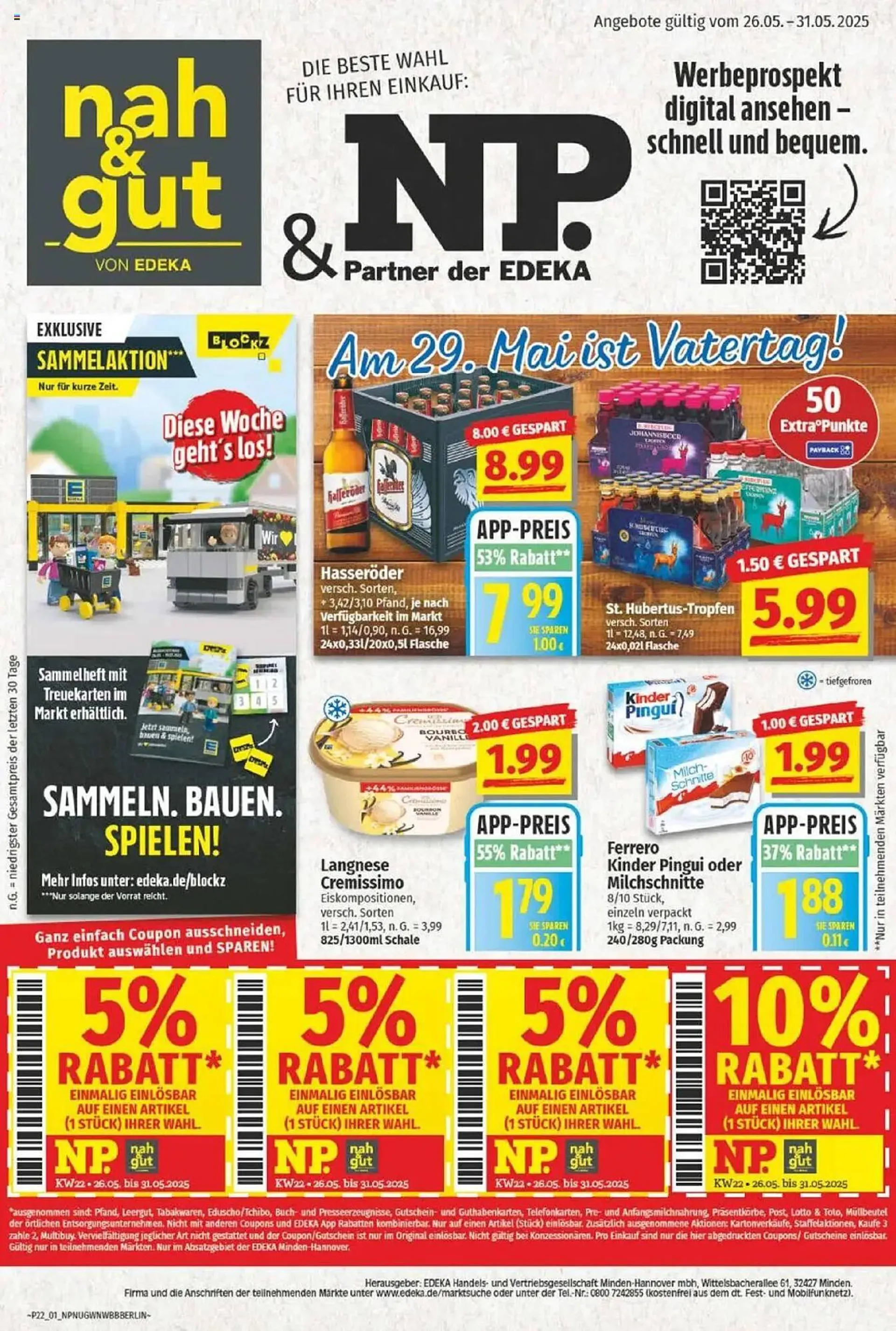 NP Discount Prospekt von 25. Mai bis 2. Juni 2025 - Prospekt seite 1