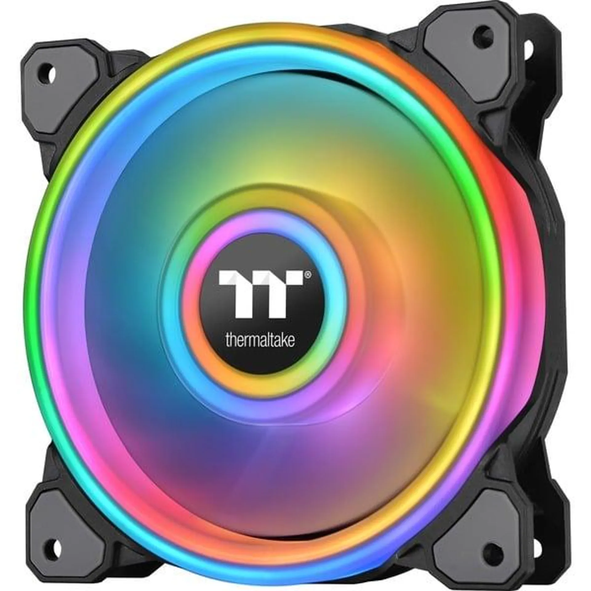 Riing Quad 12 RGB Radiator Fan TT Premium Edition Single Fan Pack, Gehäuselüfter