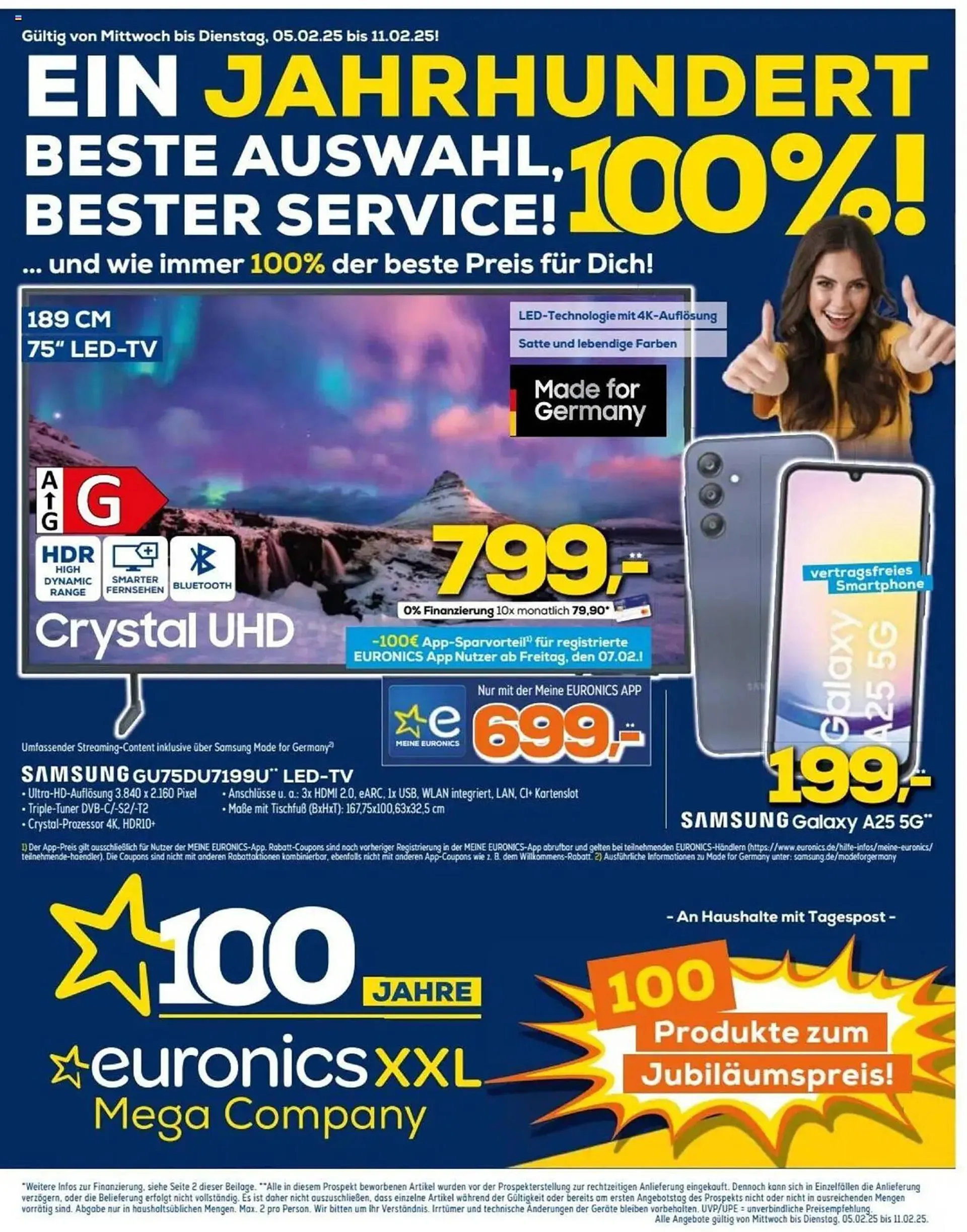 Euronics Prospekt von 5. Februar bis 11. Februar 2025 - Prospekt seite 1