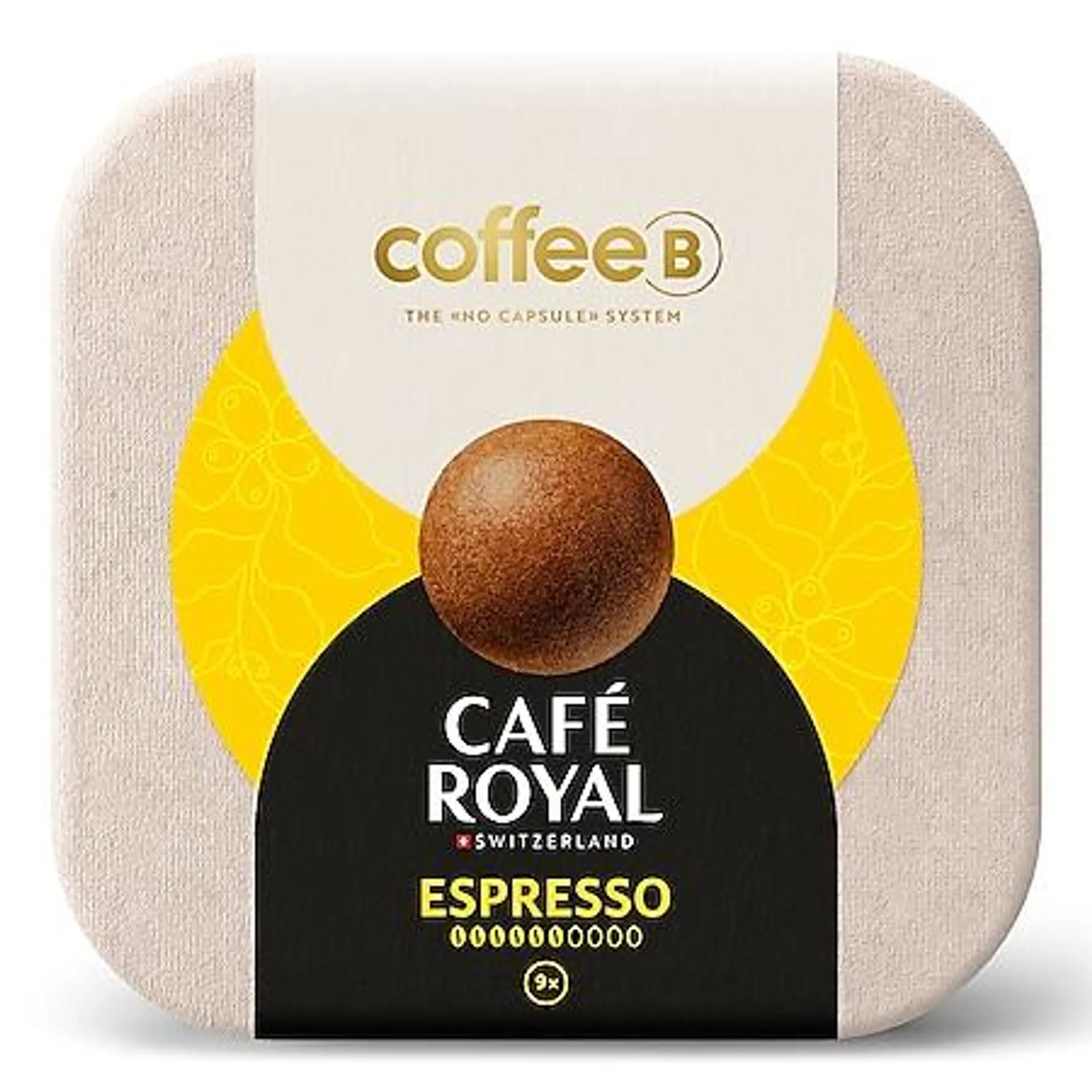 CoffeeB by Café Royal Espresso 9 Coffee Balls, 51 g