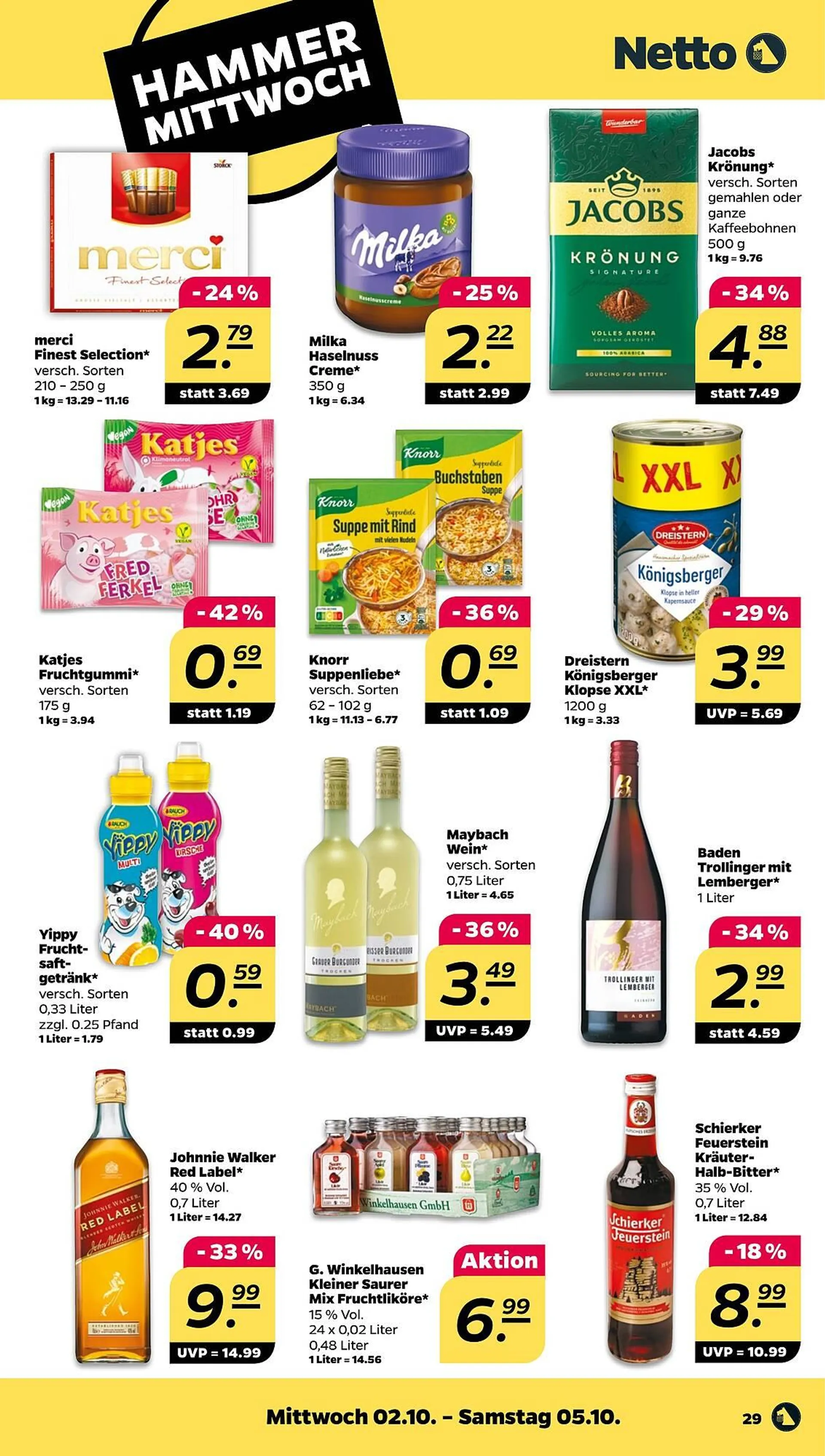 NETTO Prospekt von 30. September bis 5. Oktober 2024 - Prospekt seite 29