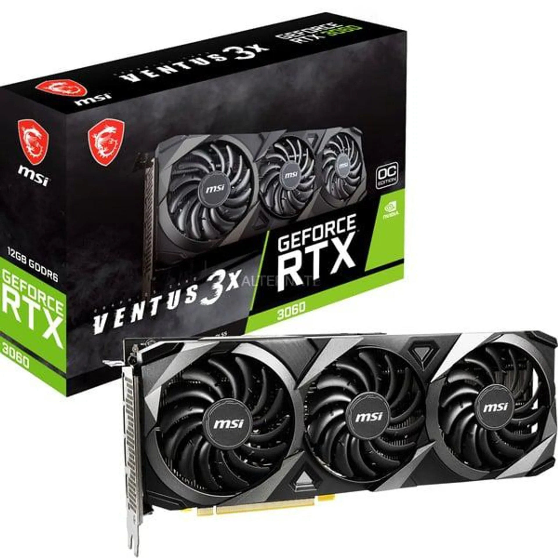 GeForce RTX 3060 VENTUS 3X OC 12G, Grafikkarte