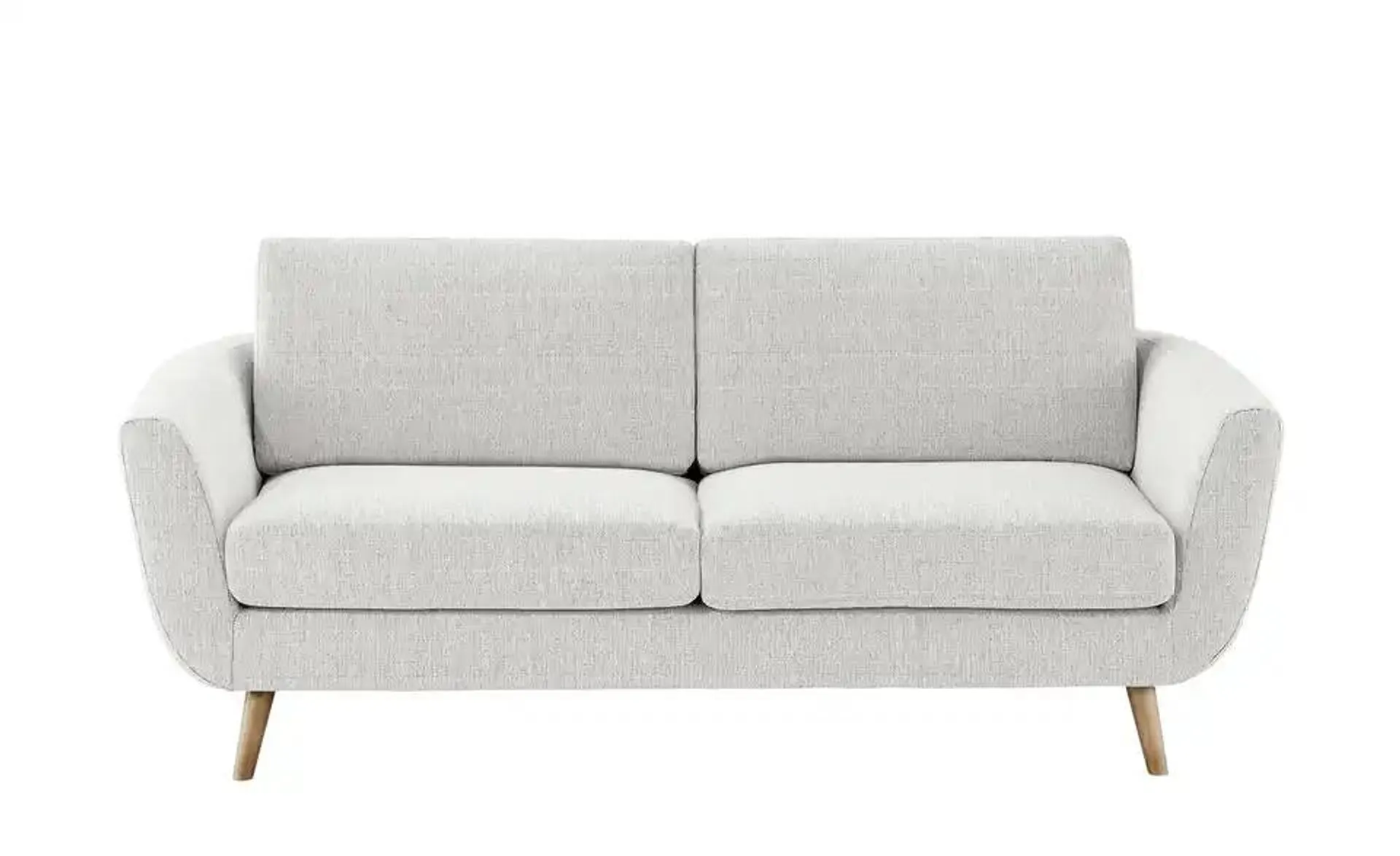 SOHO Sofa weiß - Webstoff Smilla