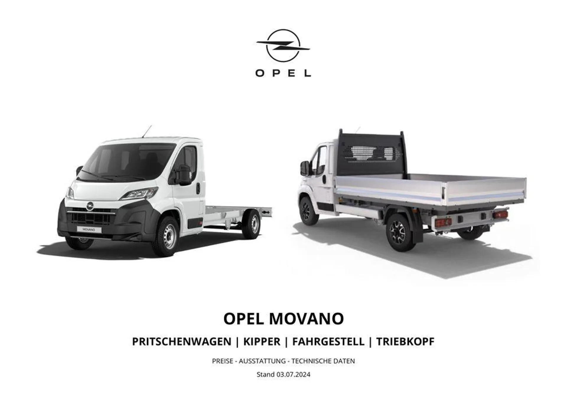 Opel Neuer Movano Plattform-Fahrgestell - 1