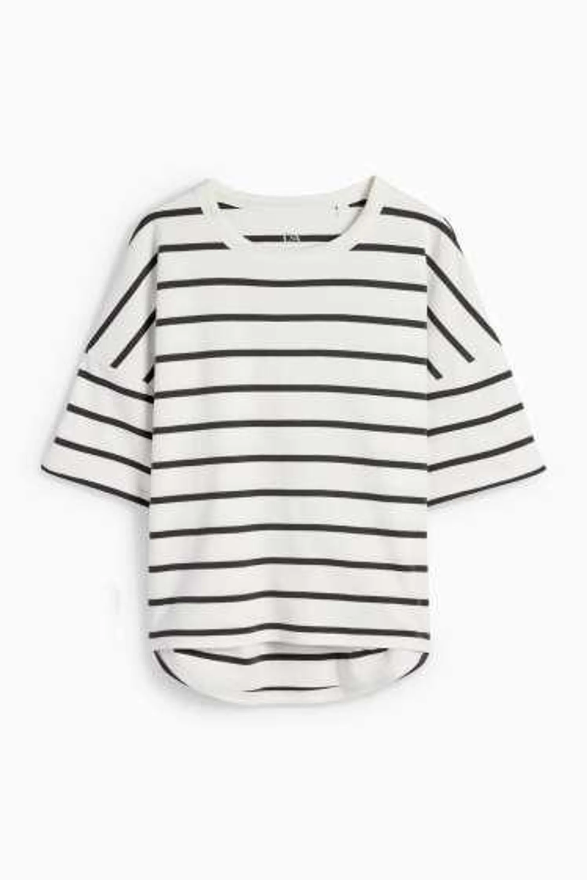 Basic T-shirt - oversized - striped