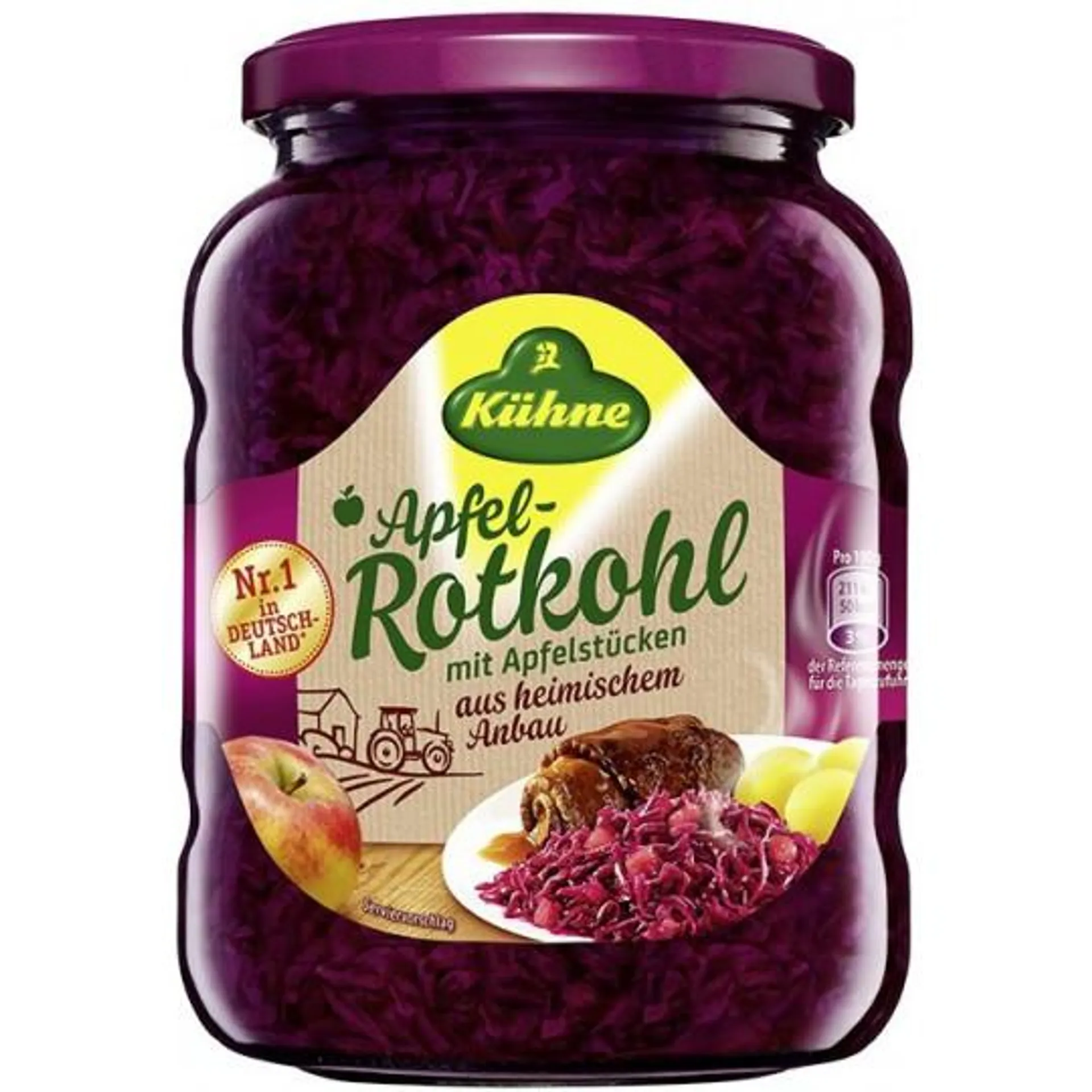 Kühne Apfelrotkohl der Klassiker 680G