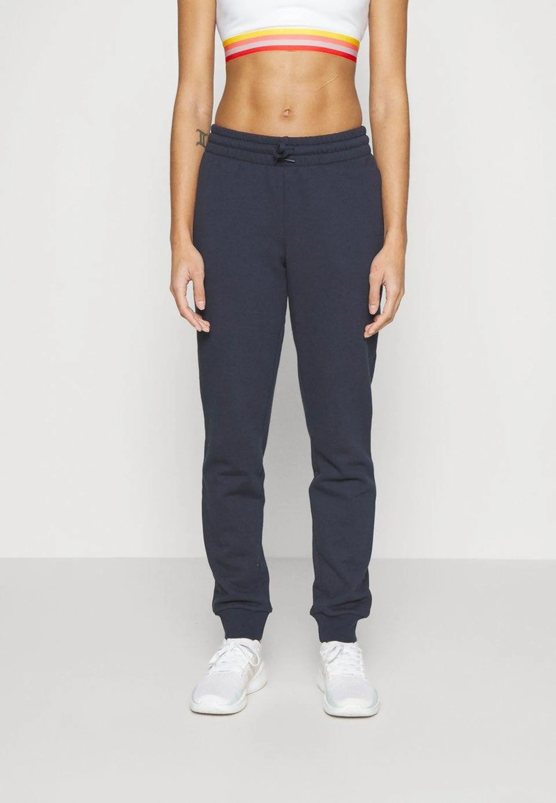 ESSENTIALS LINEAR CUFFED PANT - Tracksuit bottoms - legend ink