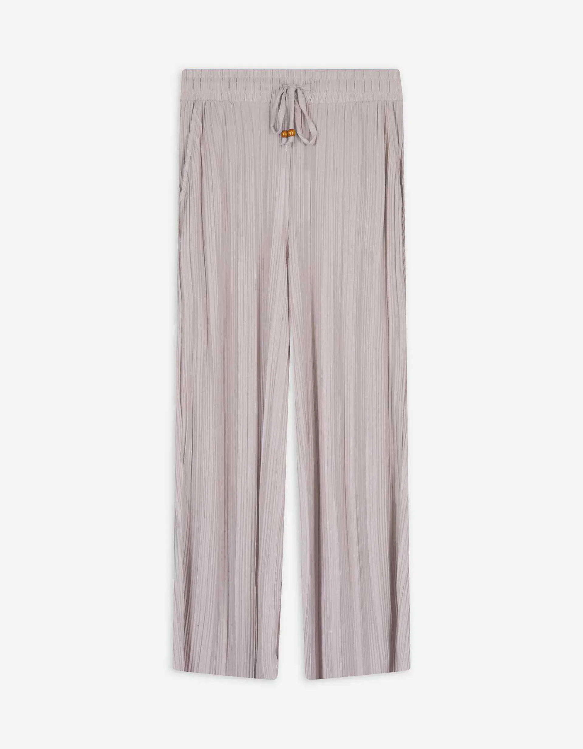 Palazzohose - einfarbig - beige