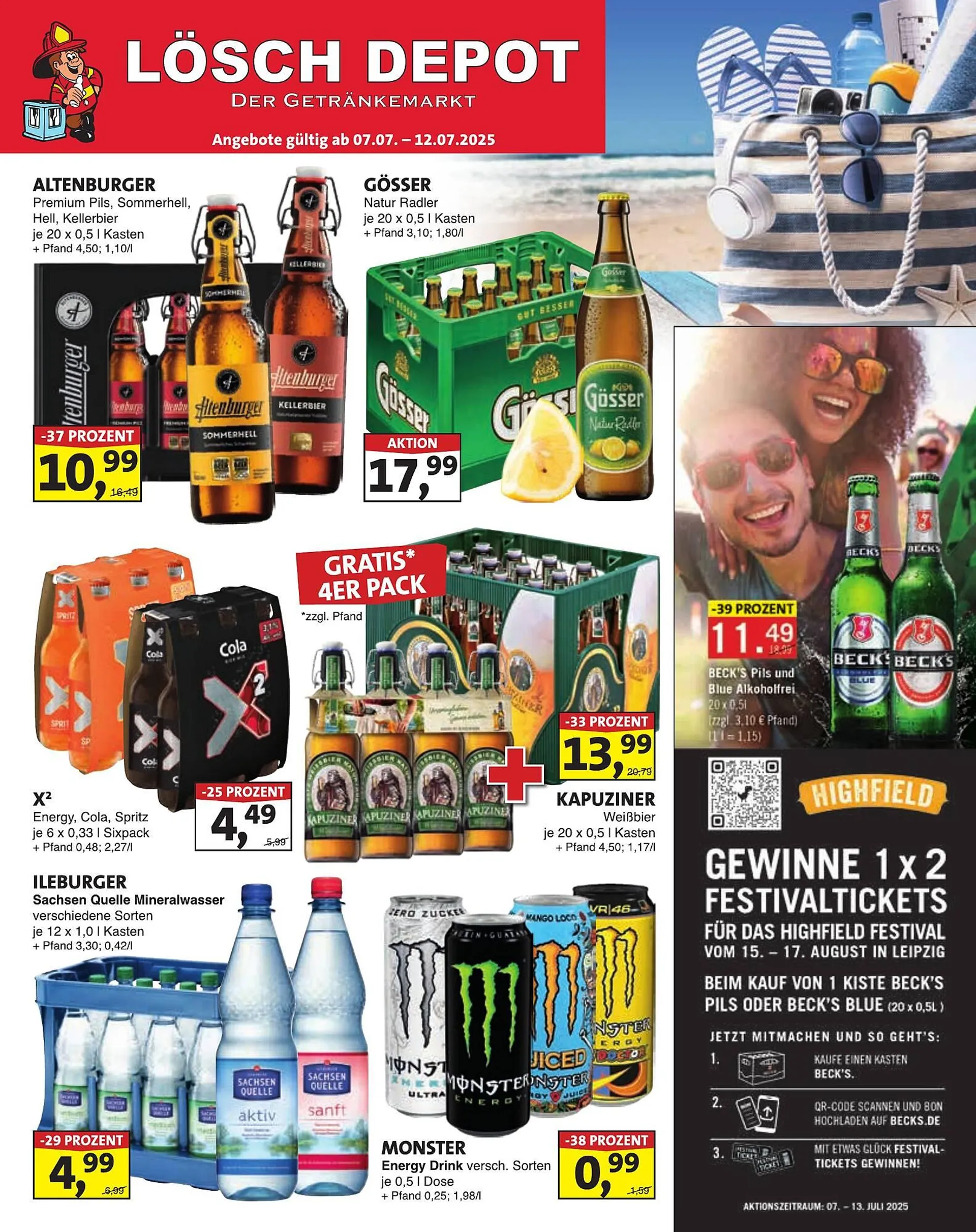 Lösch Depot Prospekt von 7. Juli bis 12. Juli 2025 - Prospekt seite 1