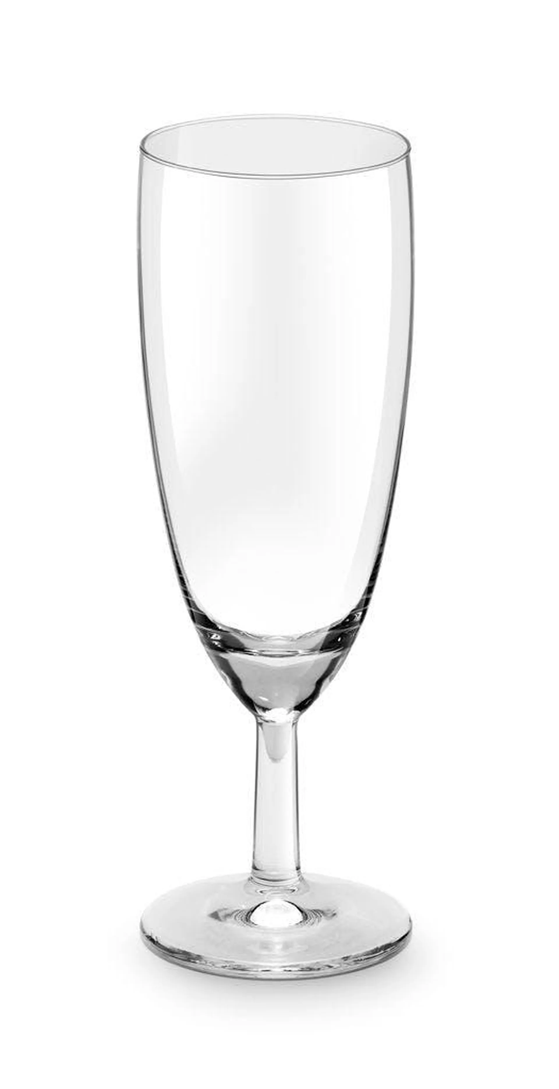 aro Sektglas, Glas, 10 cl, geeicht, 12 Stück