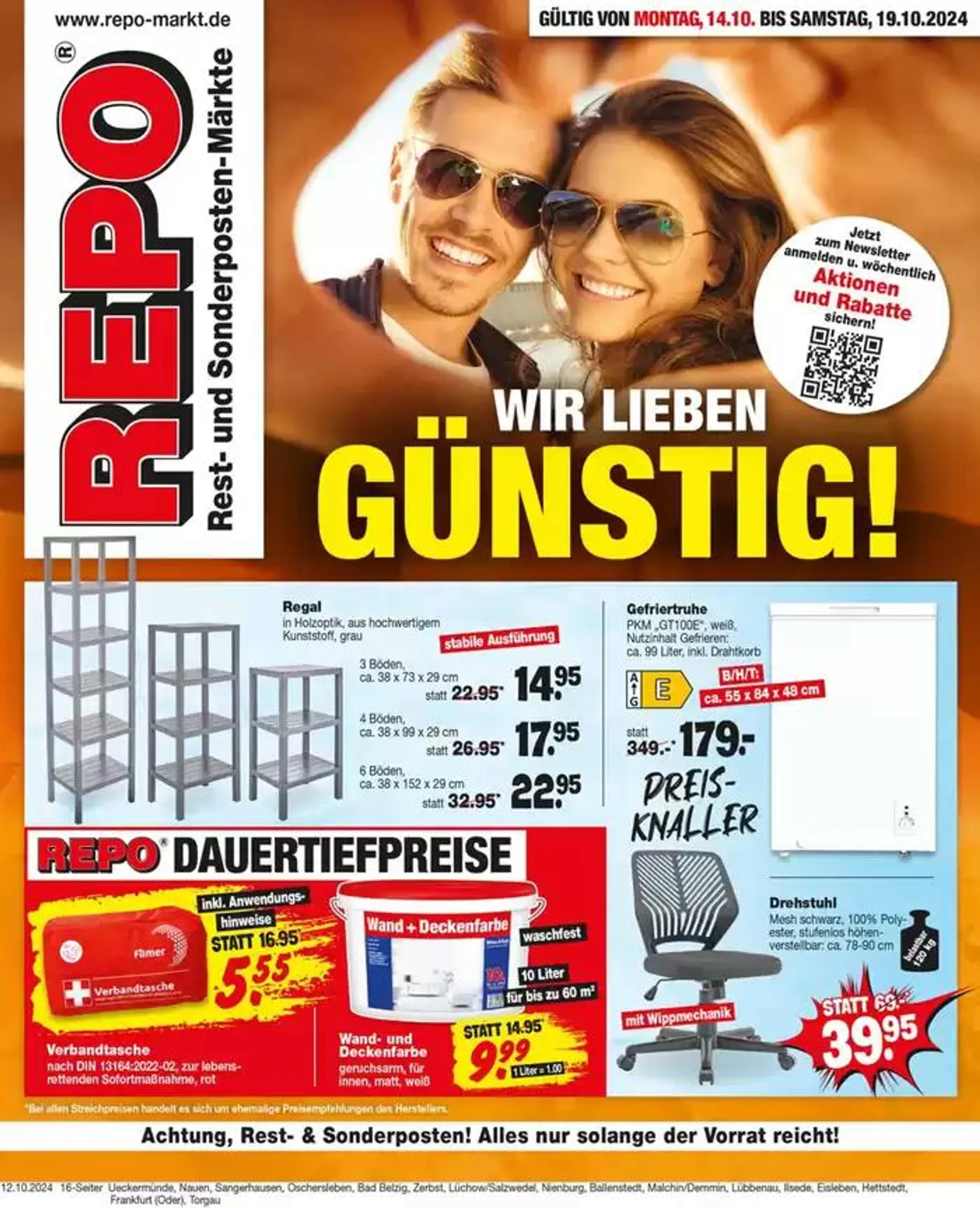 Tolles Angebot für alle Kunden von 13. Oktober bis 27. Oktober 2024 - Prospekt seite 1