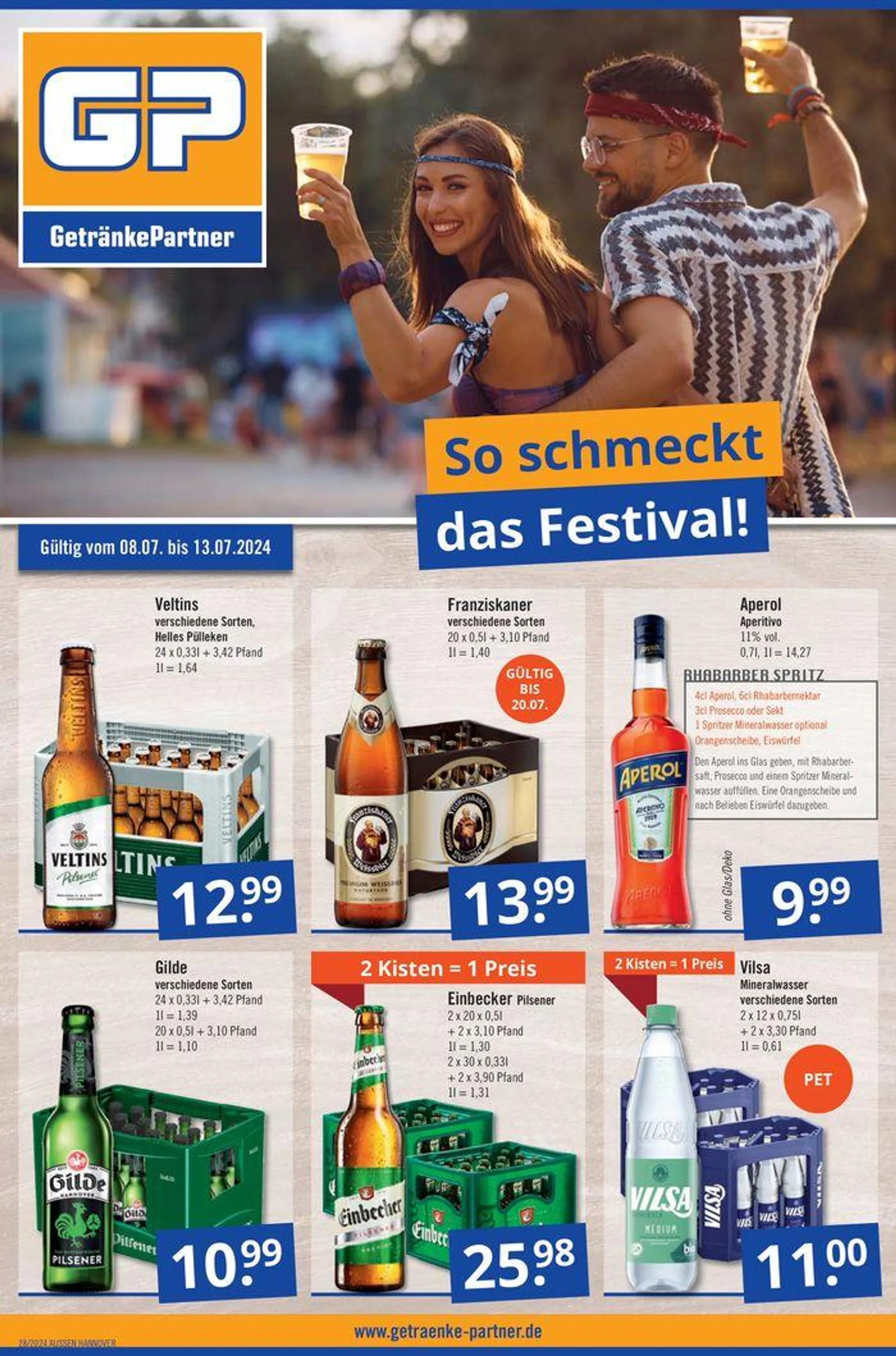 Exklusive Deals und Schnäppchen von 7. Juli bis 21. Juli 2024 - Prospekt seite 1