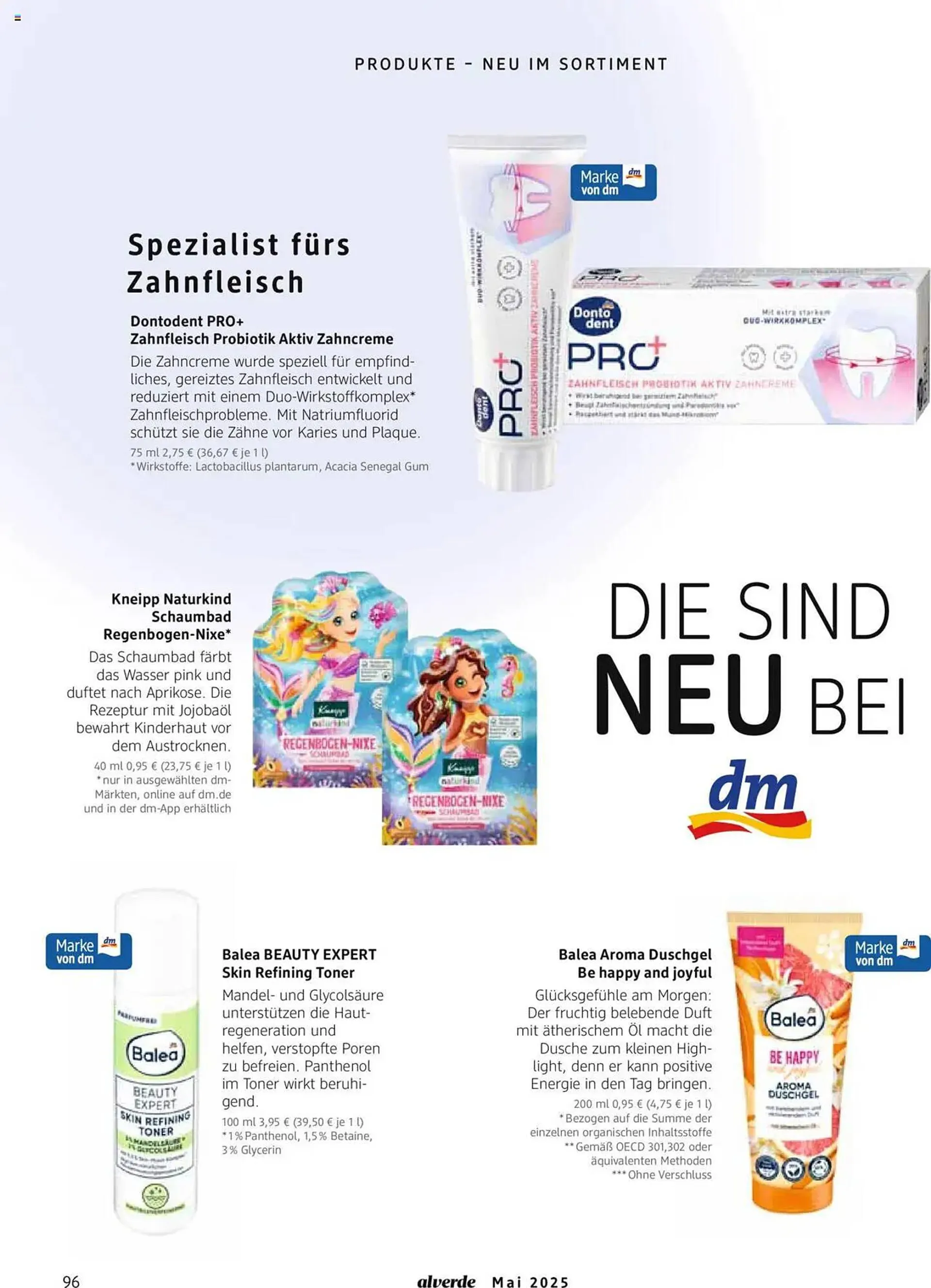 dm drogerie Prospekt von 1. Mai bis 31. Mai 2025 - Prospekt seite 96