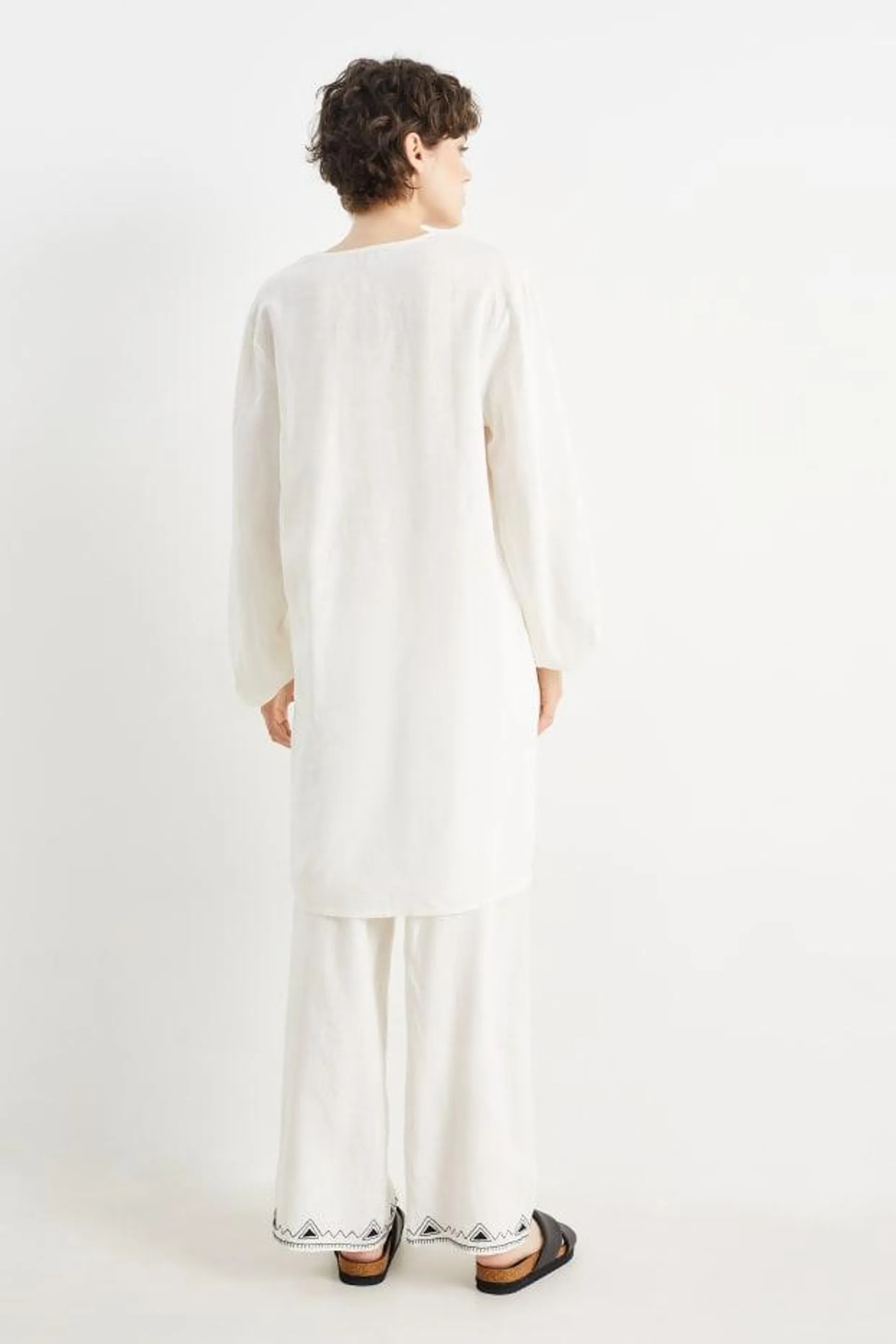 Rangsutra x C&A - tunic dress - linen blend