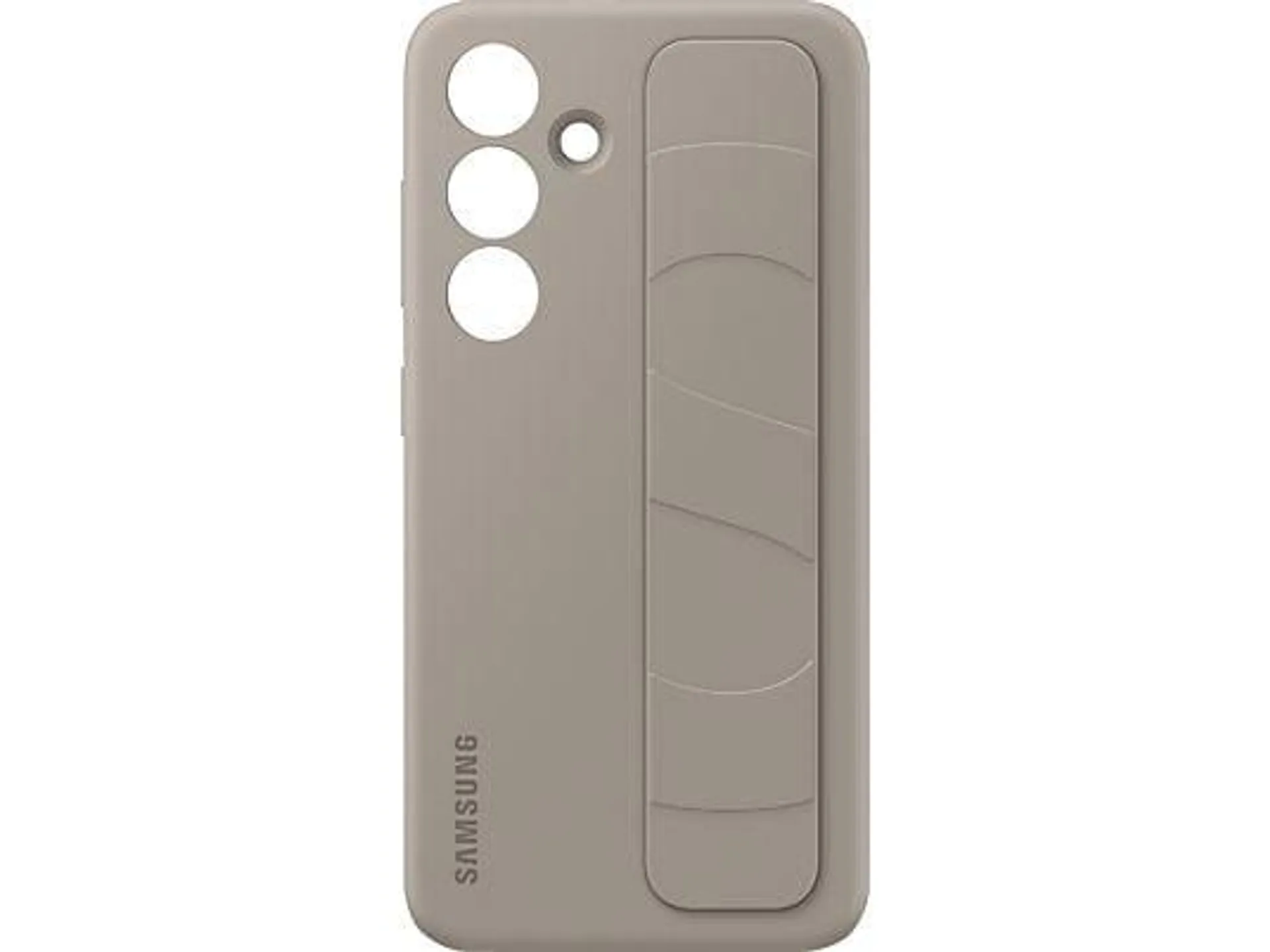 SAMSUNG Standing Grip Case, Backcover, Samsung, Galaxy S24, Taupe