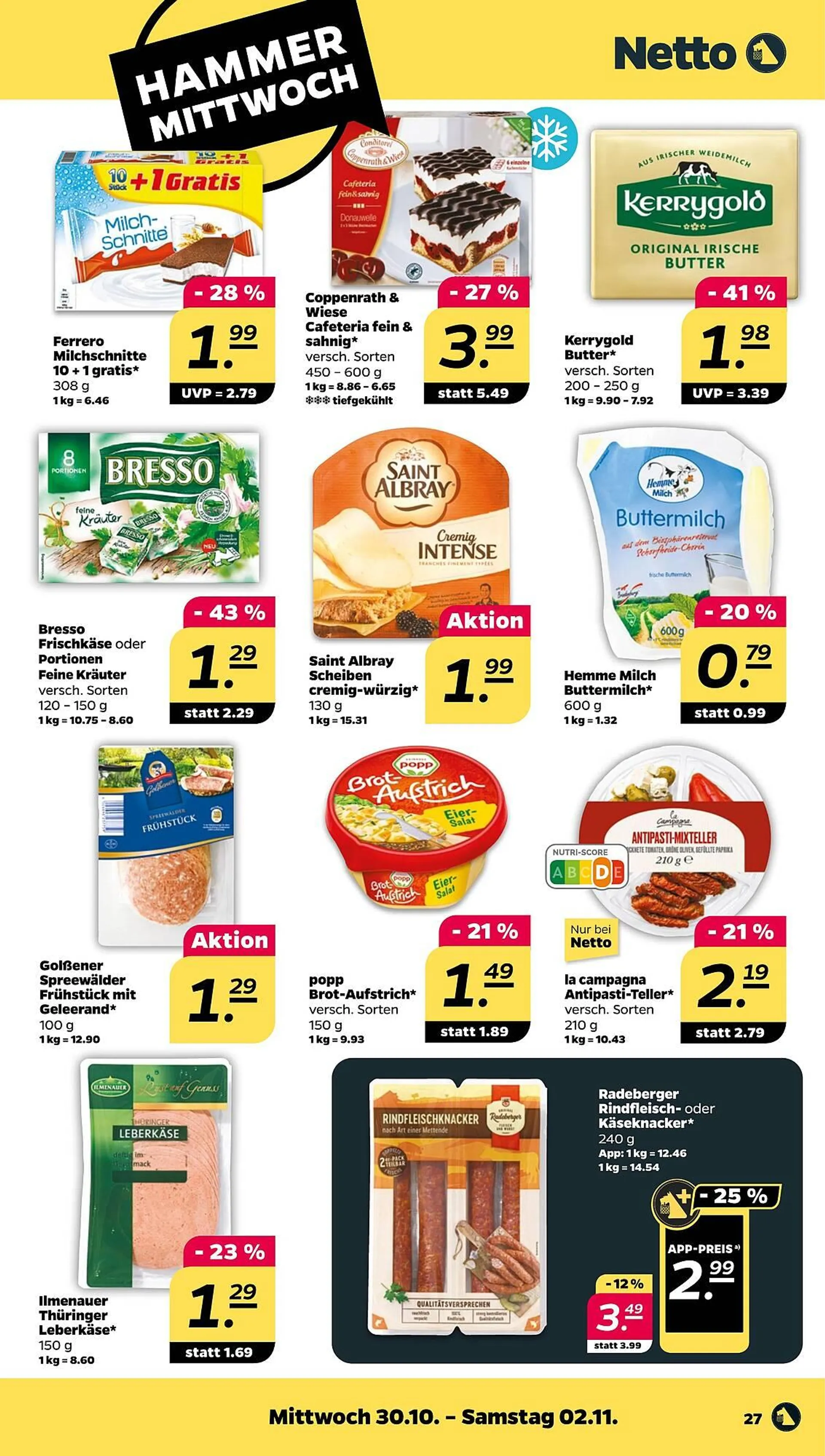 NETTO Prospekt von 28. Oktober bis 2. November 2024 - Prospekt seite 27