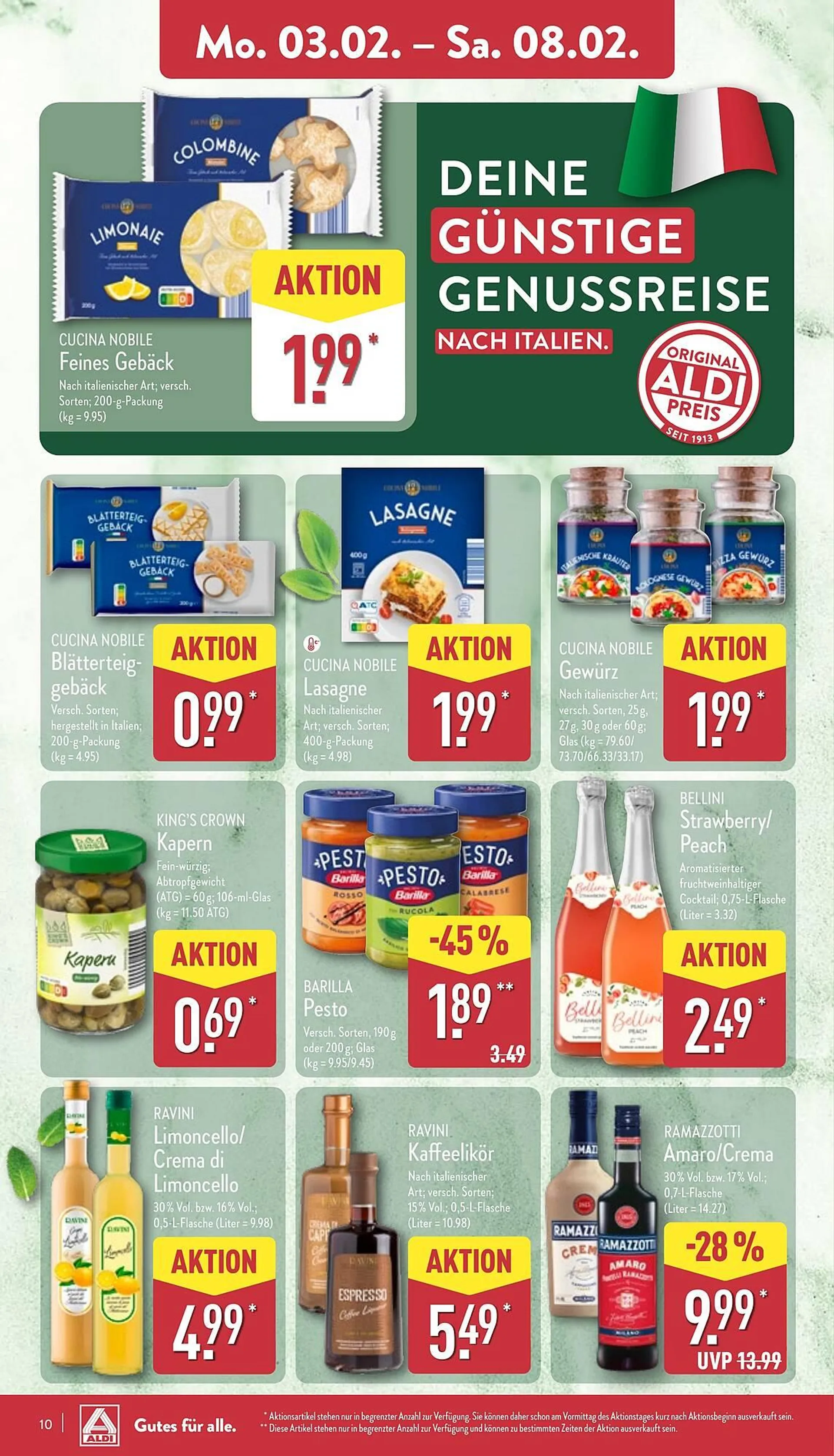 Aldi Nord Prospekt von 3. Februar bis 8. Februar 2025 - Prospekt seite 10