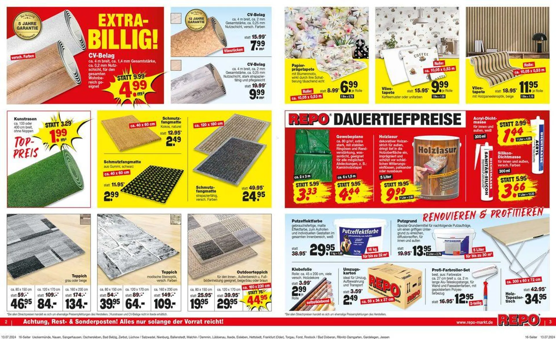 Tolles Angebot für alle Kunden von 16. Juli bis 30. Juli 2024 - Prospekt seite 2