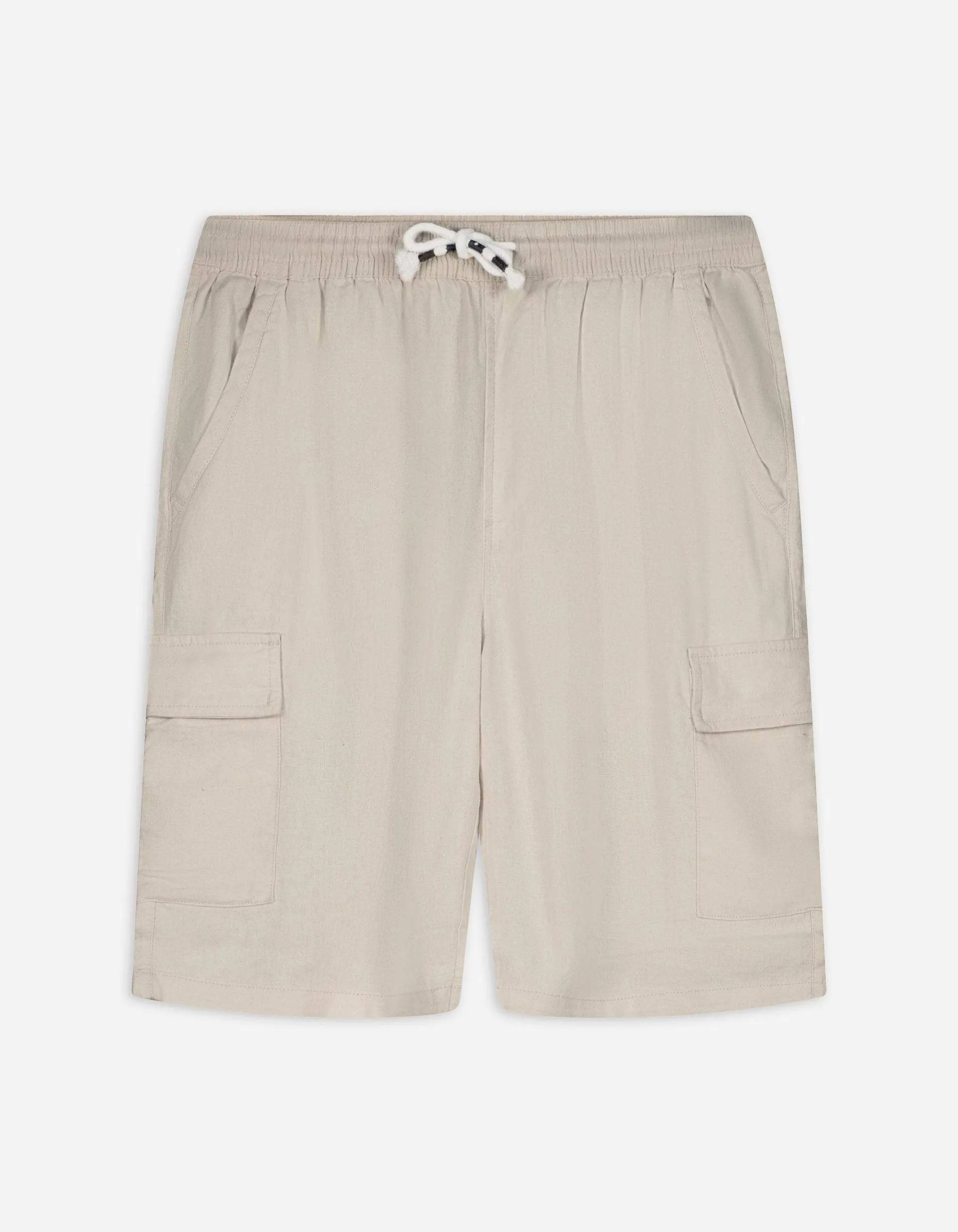 Cargoshorts - Leinen-Mix