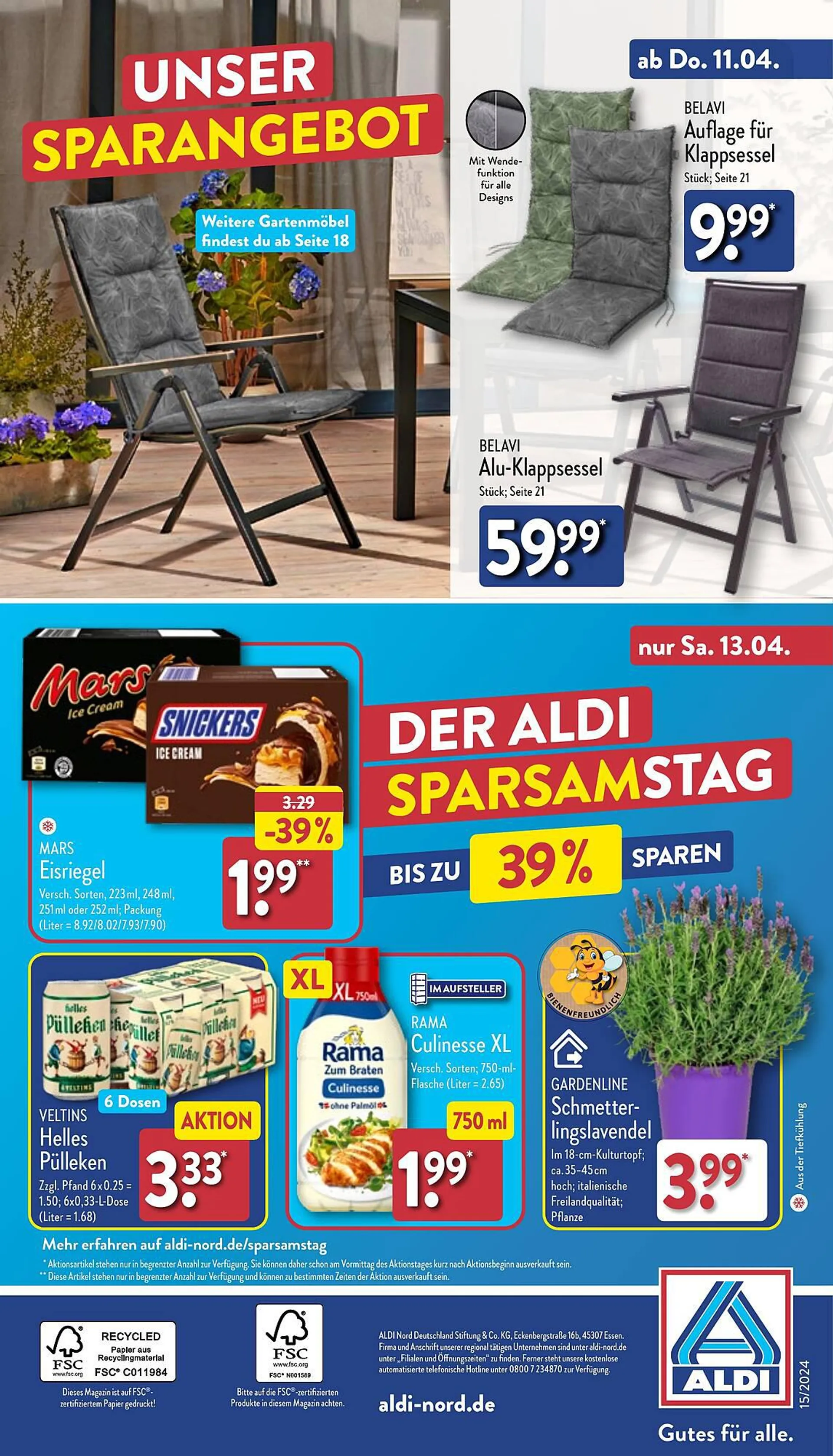 Aldi Nord Prospekt von 8. April bis 13. April 2024 - Prospekt seite 42