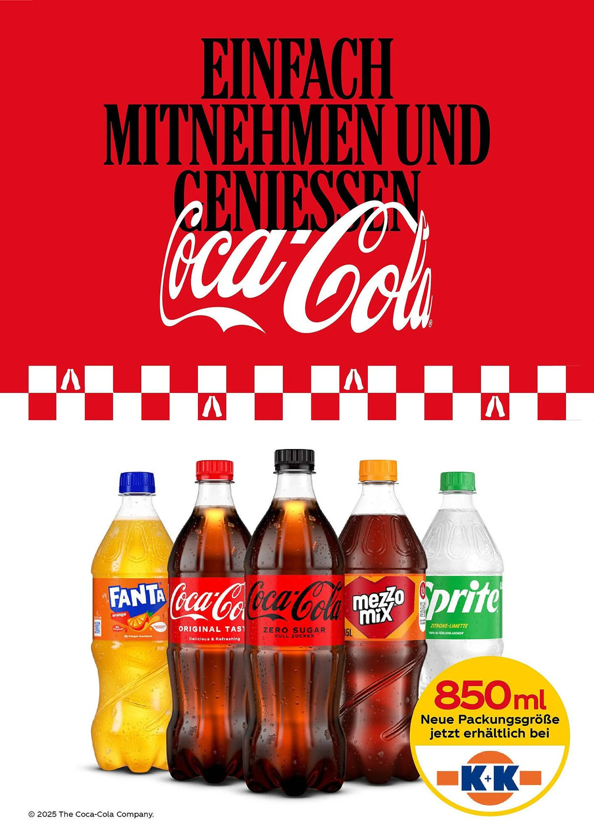 Coca Cola: Einfach mitnehmen und genießen von 17. August bis 24. August 2025 - Prospekt seite 1