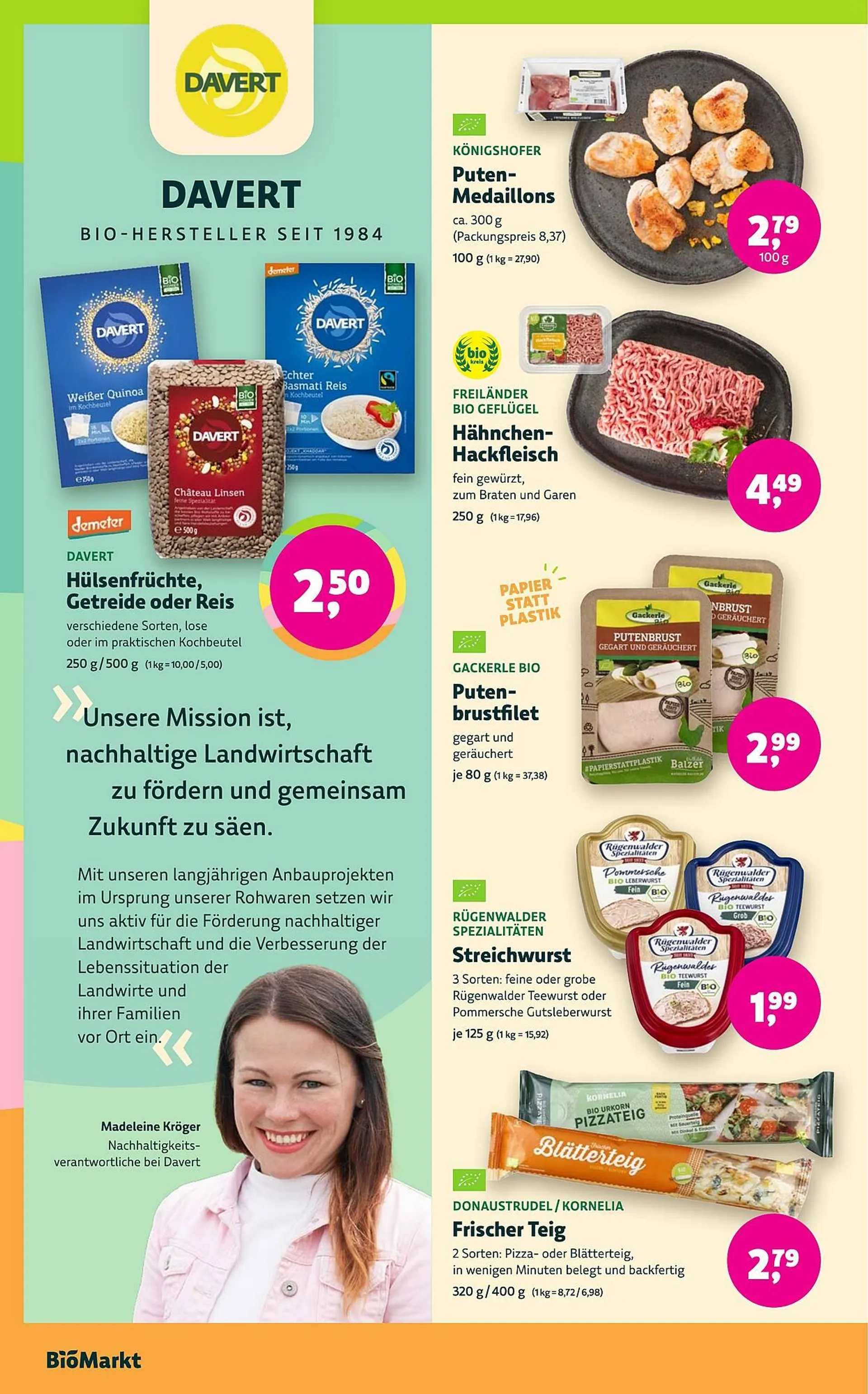 Landmann's Biomarkt Prospekt von 25. September bis 8. Oktober 2024 - Prospekt seite 8