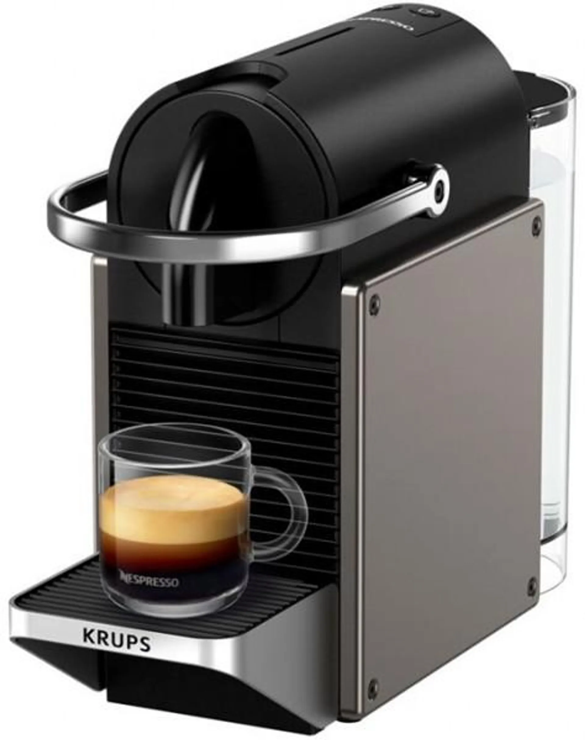 Krups XN306T Nespresso Pixie Kapsel-Automat titan