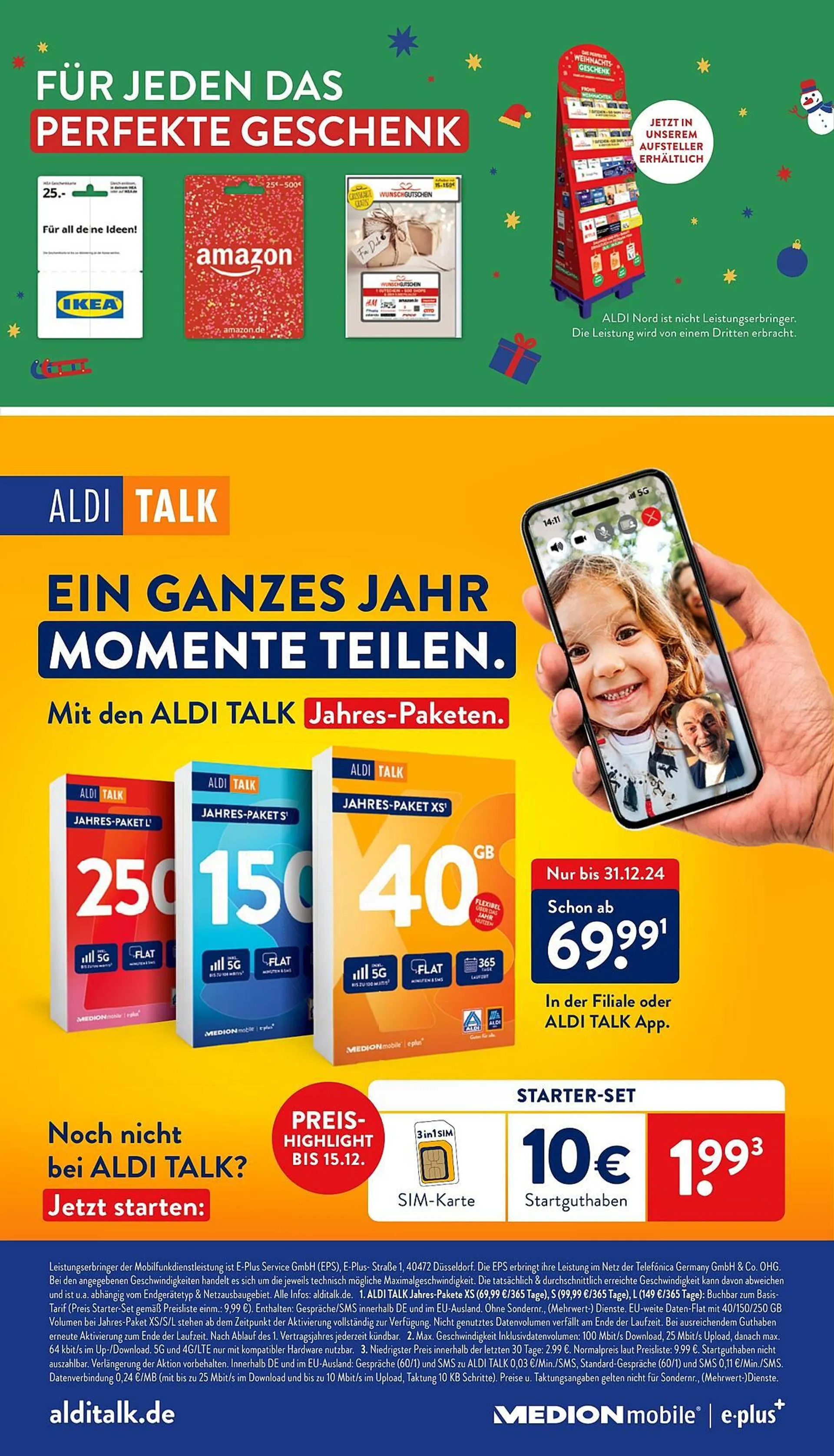 Aldi Nord Prospekt von 2. Dezember bis 7. Dezember 2024 - Prospekt seite 21