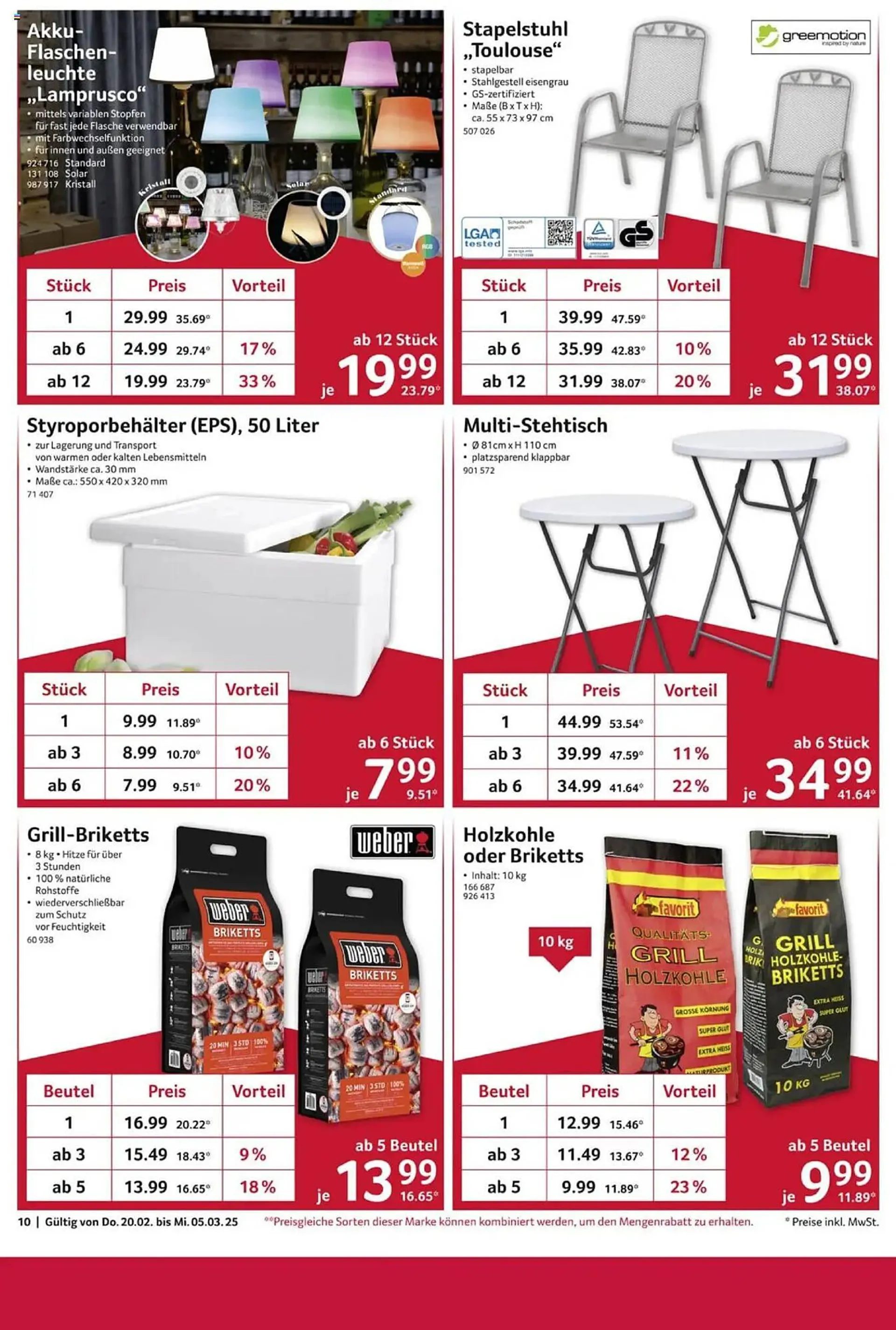 Selgros Prospekt von 20. Februar bis 5. März 2025 - Prospekt seite 10