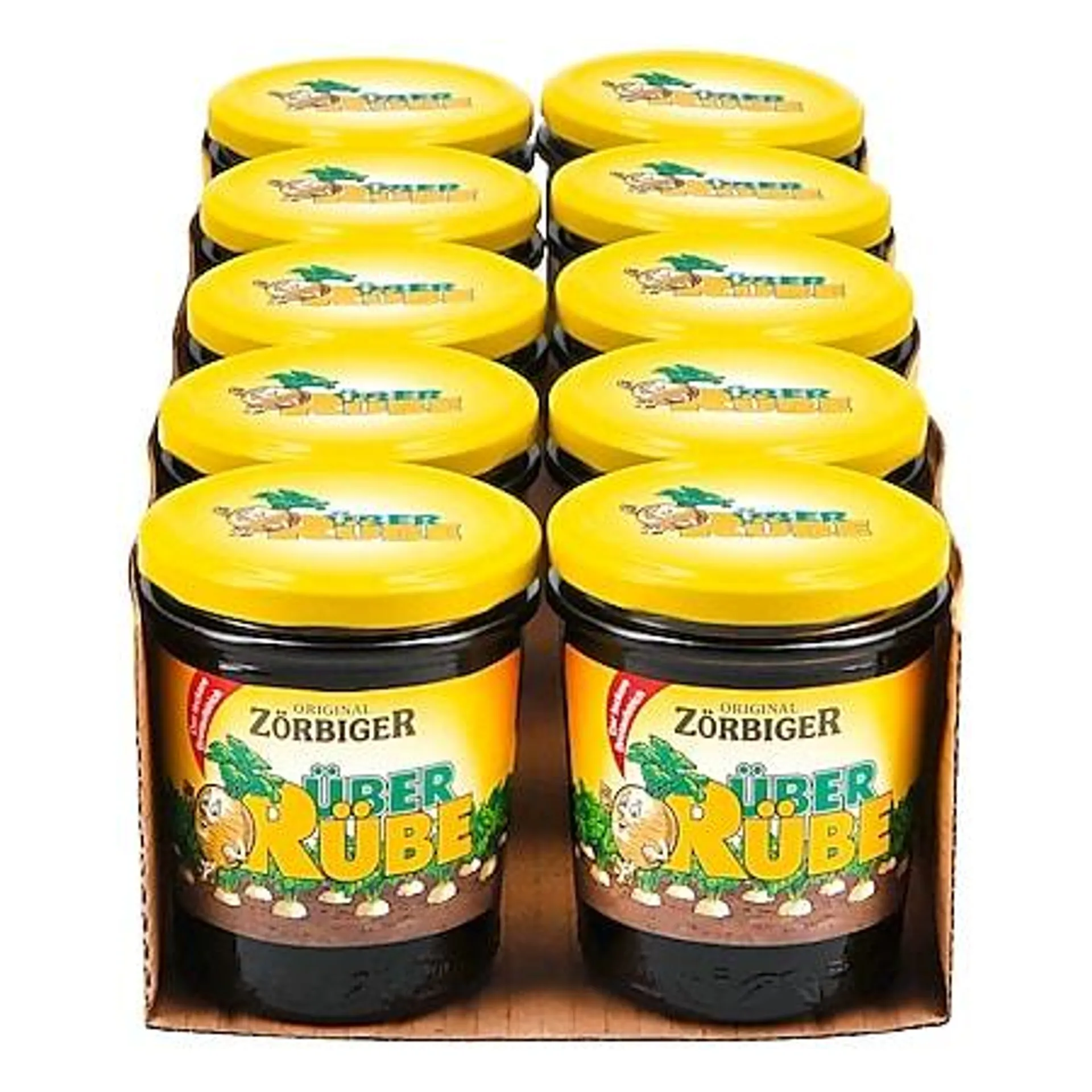 Zörbiger Überrübe Zuckerrübensirup 350 g, 10er Pack