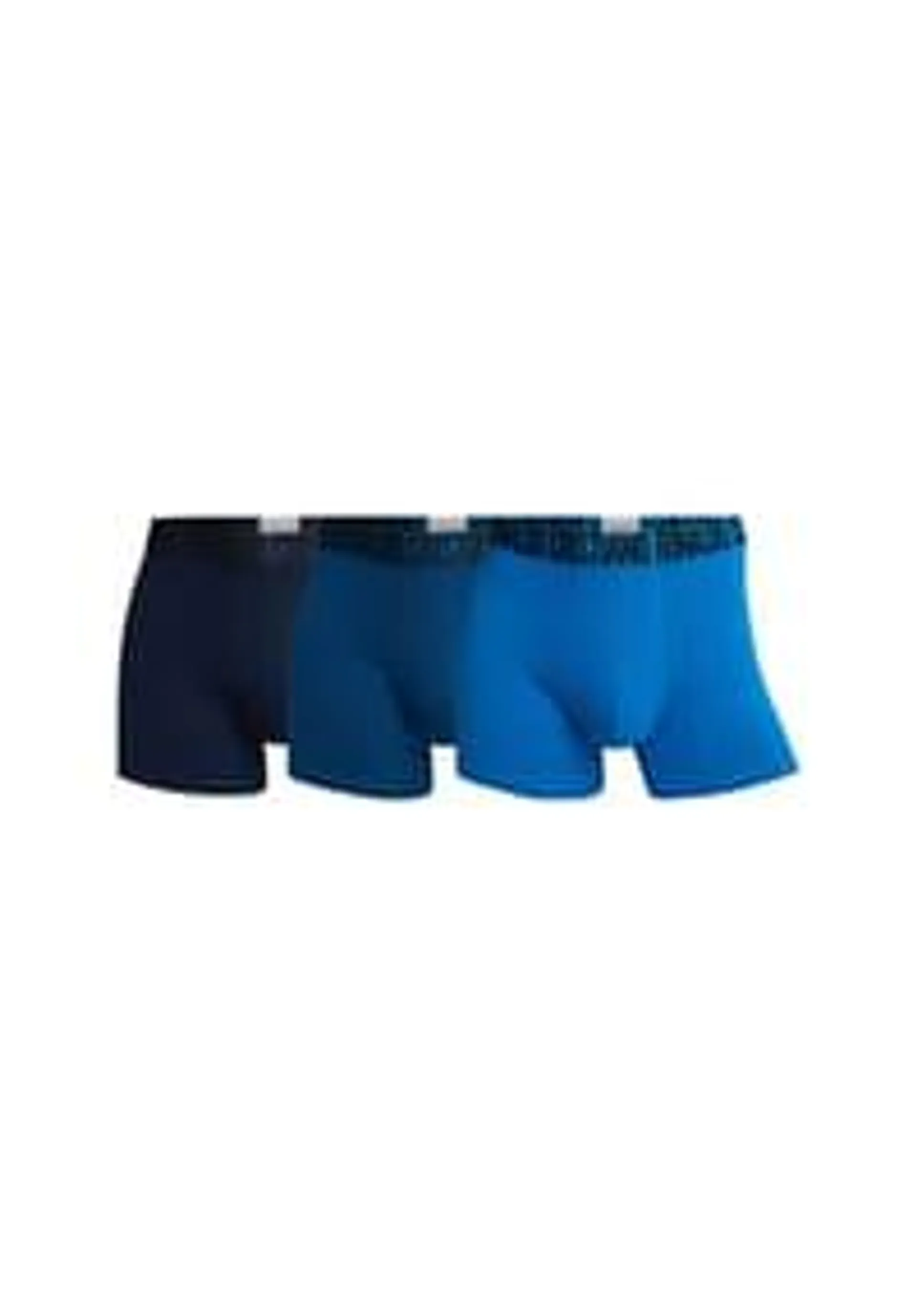 Herren Boxer Shorts, 3er Pack - Trunks, Organic Cotton Stretch