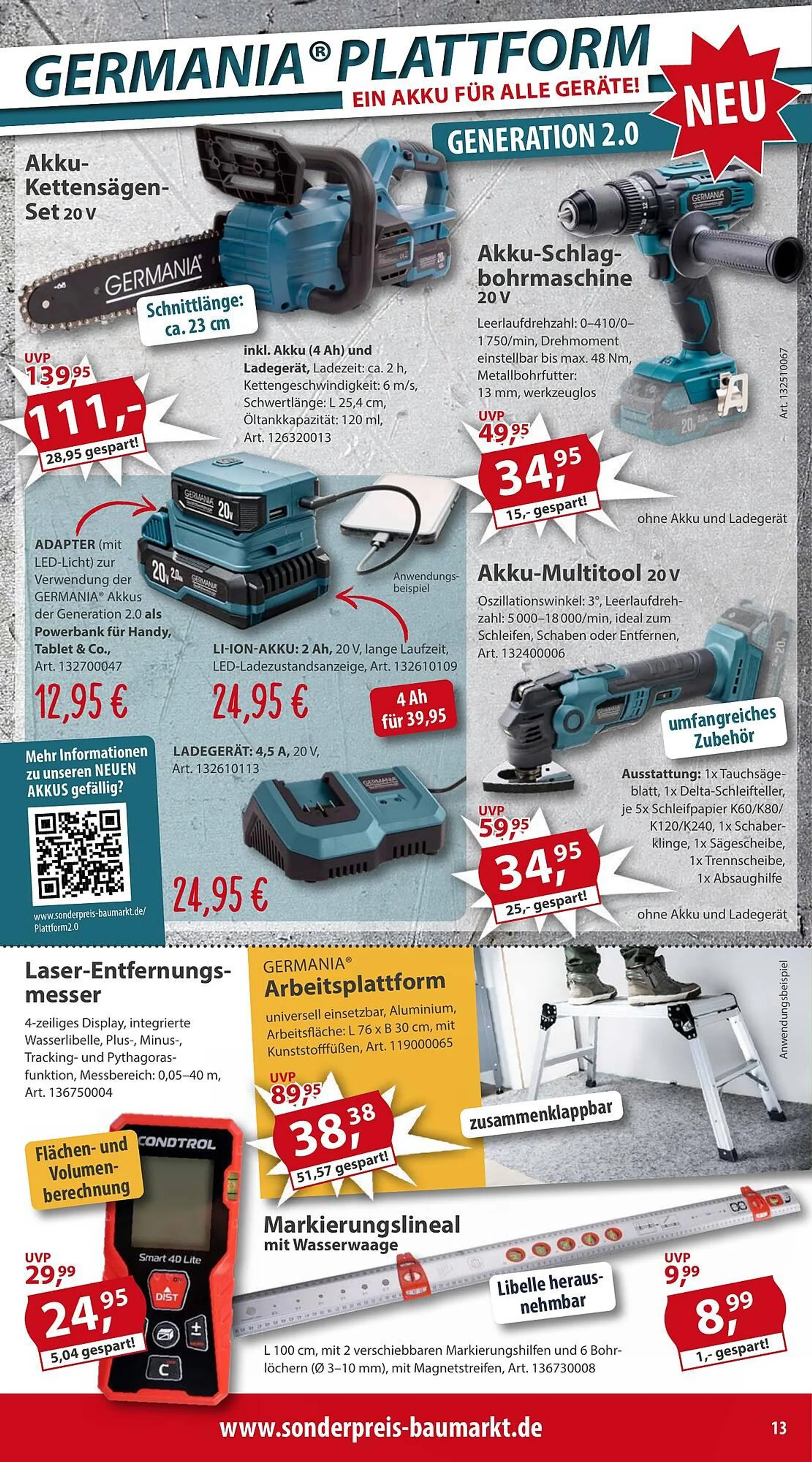 Sonderpreis Baumarkt Prospekt von 5. Oktober bis 11. Oktober 2024 - Prospekt seite 13