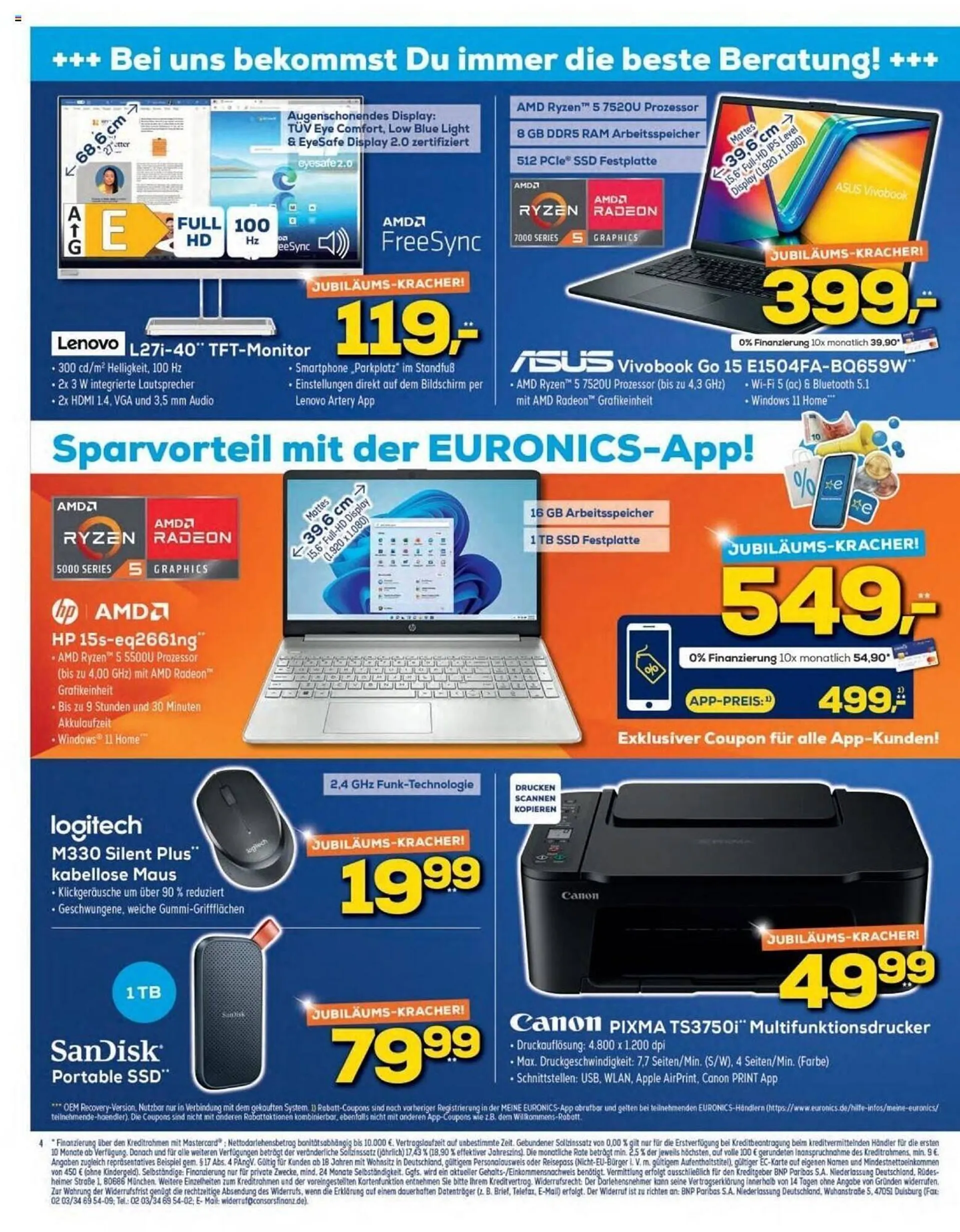 Euronics Prospekt von 23. Oktober bis 29. Oktober 2024 - Prospekt seite 4