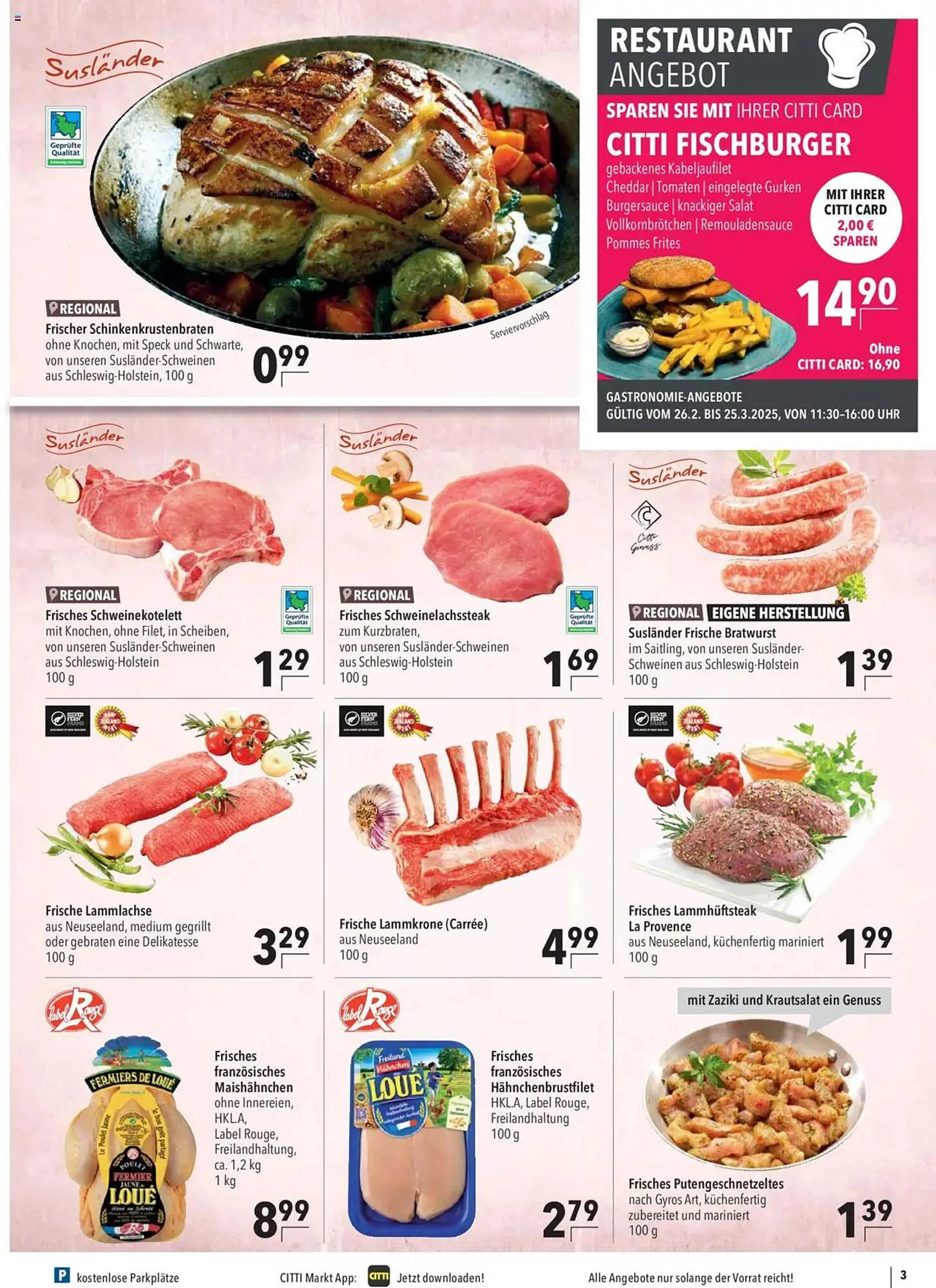 CITTI Markt Prospekt von 26. Februar bis 4. März 2025 - Prospekt seite 3