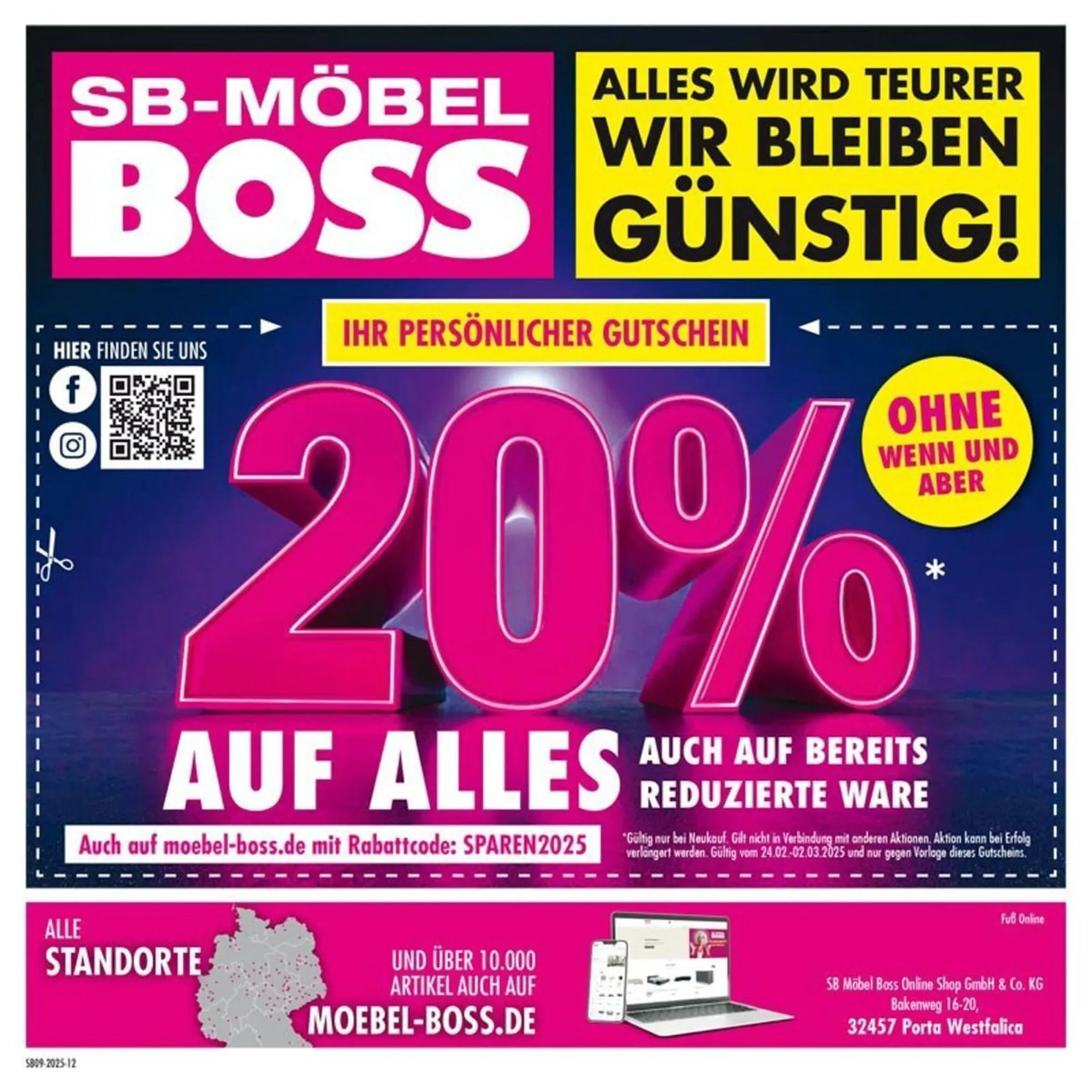 Möbel Boss Prospekt von 24. Februar bis 2. März 2025 - Prospekt seite 12