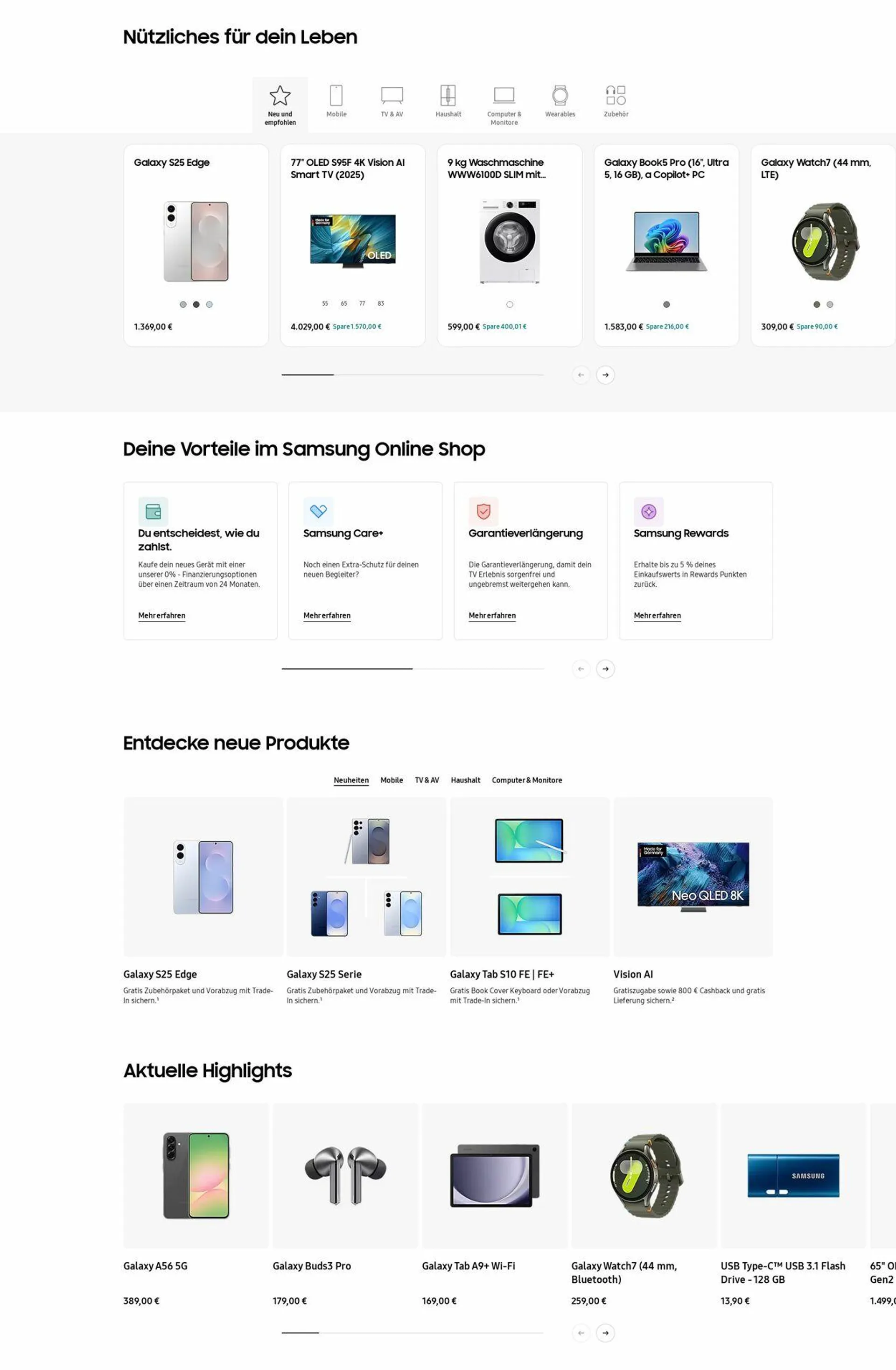 Samsung Aktueller Prospekt von 30. Juni bis 9. Juli 2025 - Prospekt seite 1