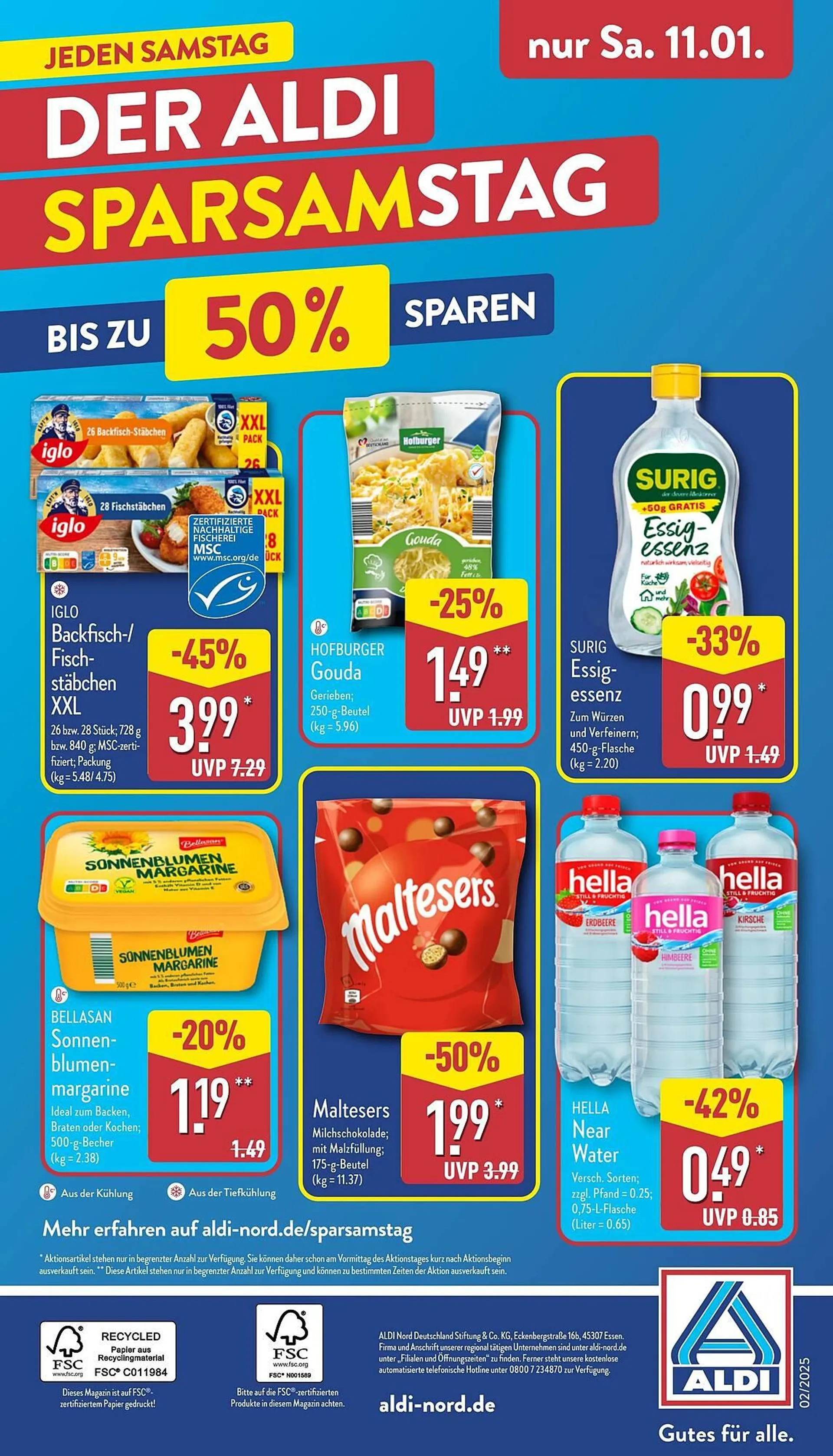 Aldi Nord Prospekt von 6. Januar bis 12. Januar 2025 - Prospekt seite 36