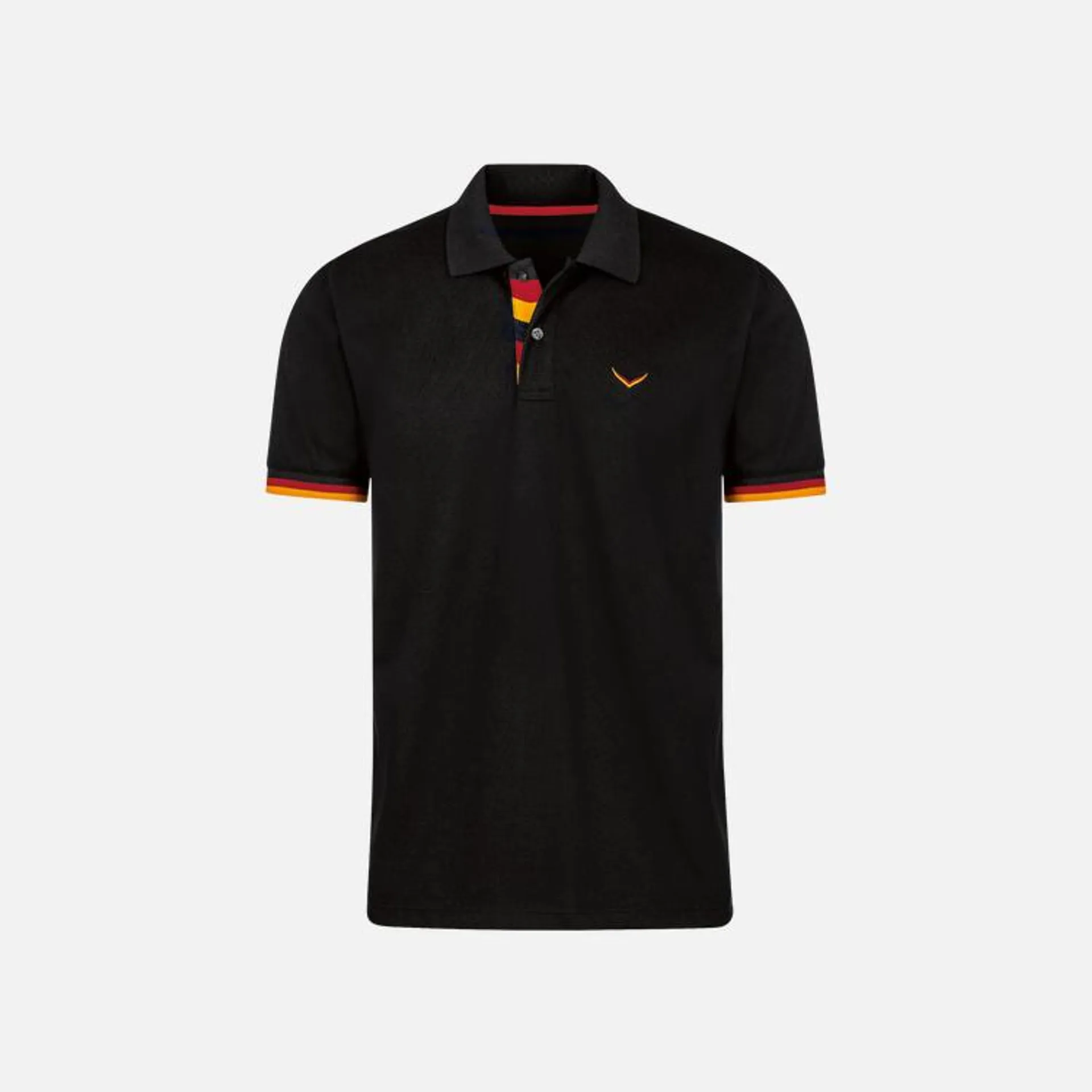 Poloshirt Deutschland Schwarz