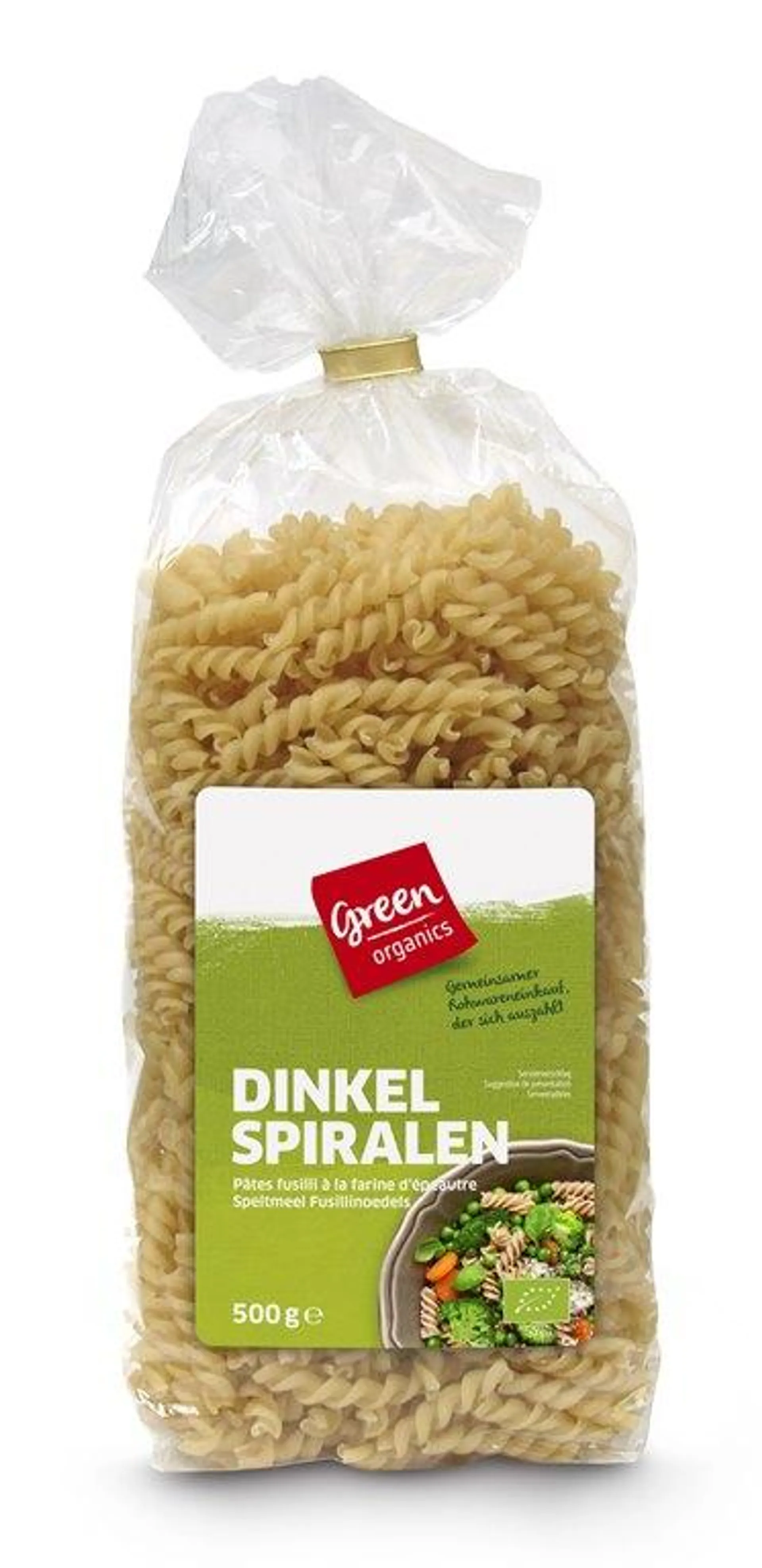 greenorganics Dinkel Spiralen hell 500g