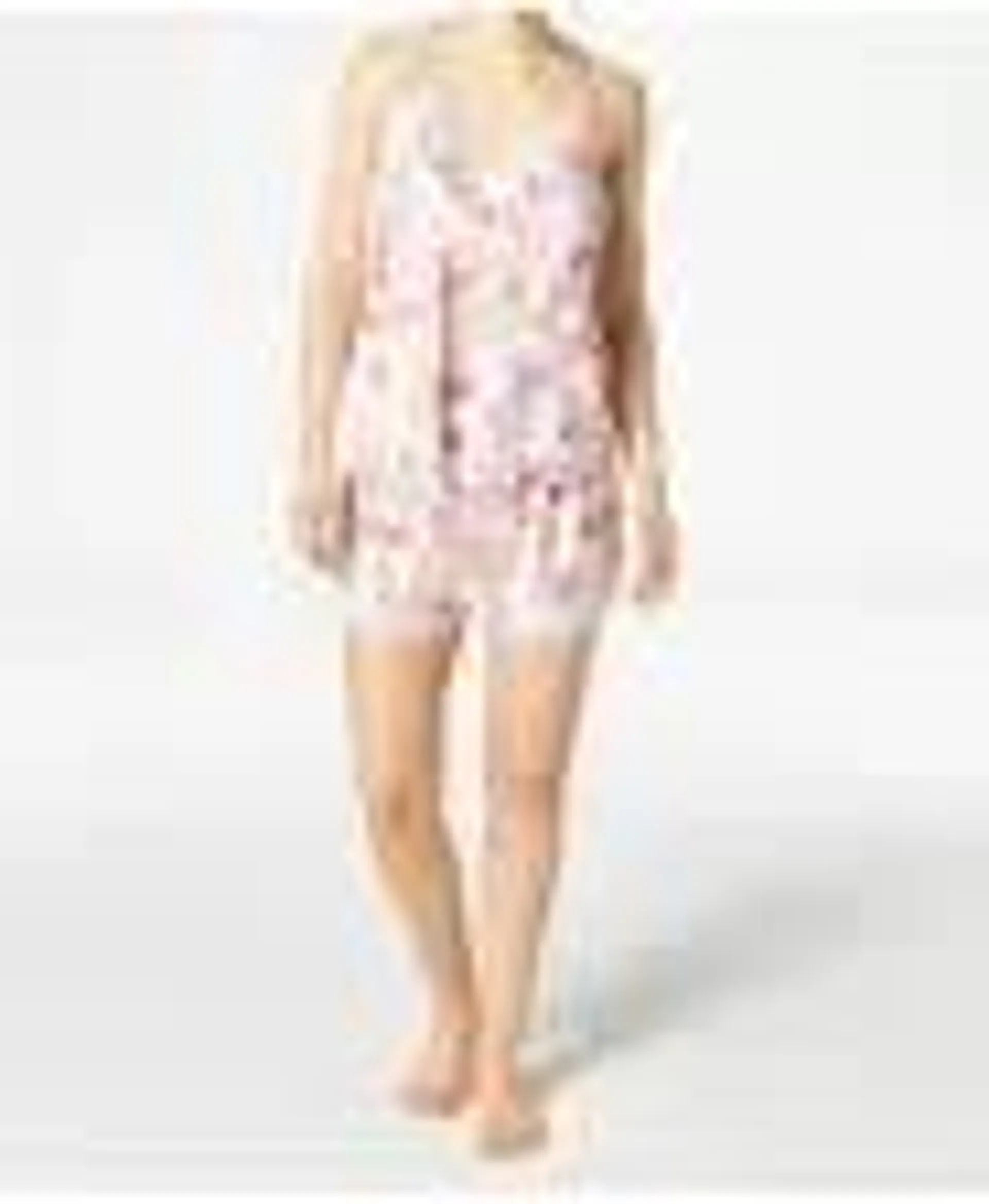 Pyjama mit Blumenmuster Janina, 2-tlg. Set