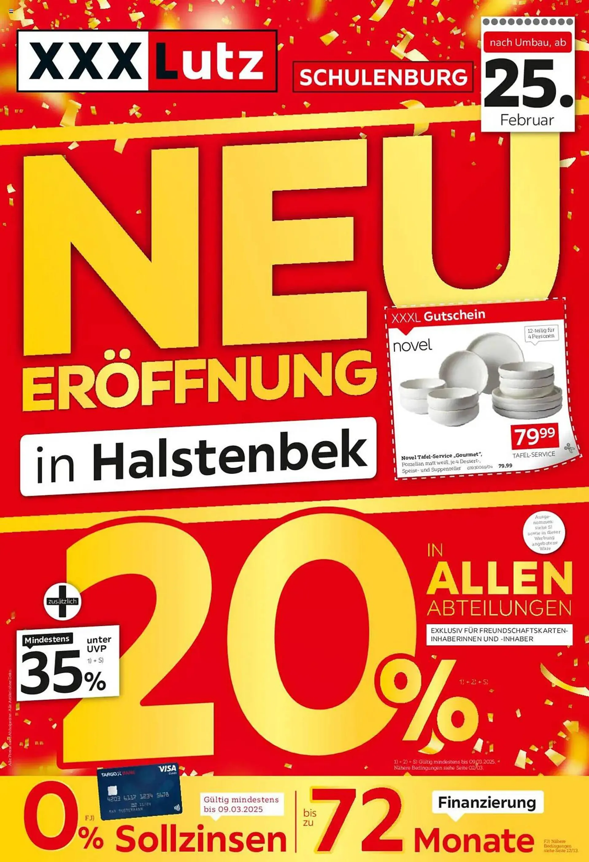 XXXLutz Prospekt von 23. Februar bis 9. März 2025 - Prospekt seite 1