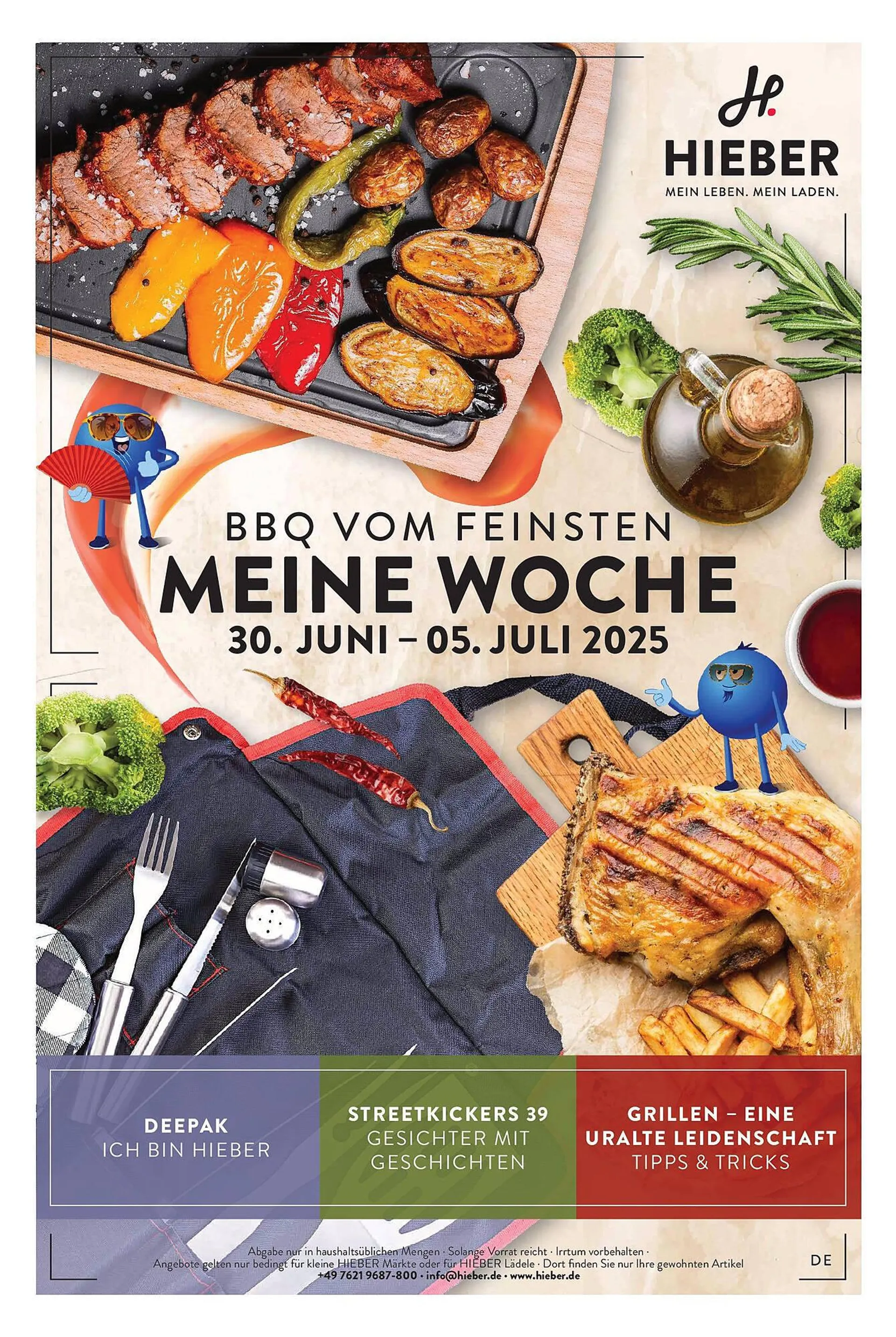 Hieber's Frische Center Prospekt von 30. Juni bis 5. Juli 2025 - Prospekt seite 1
