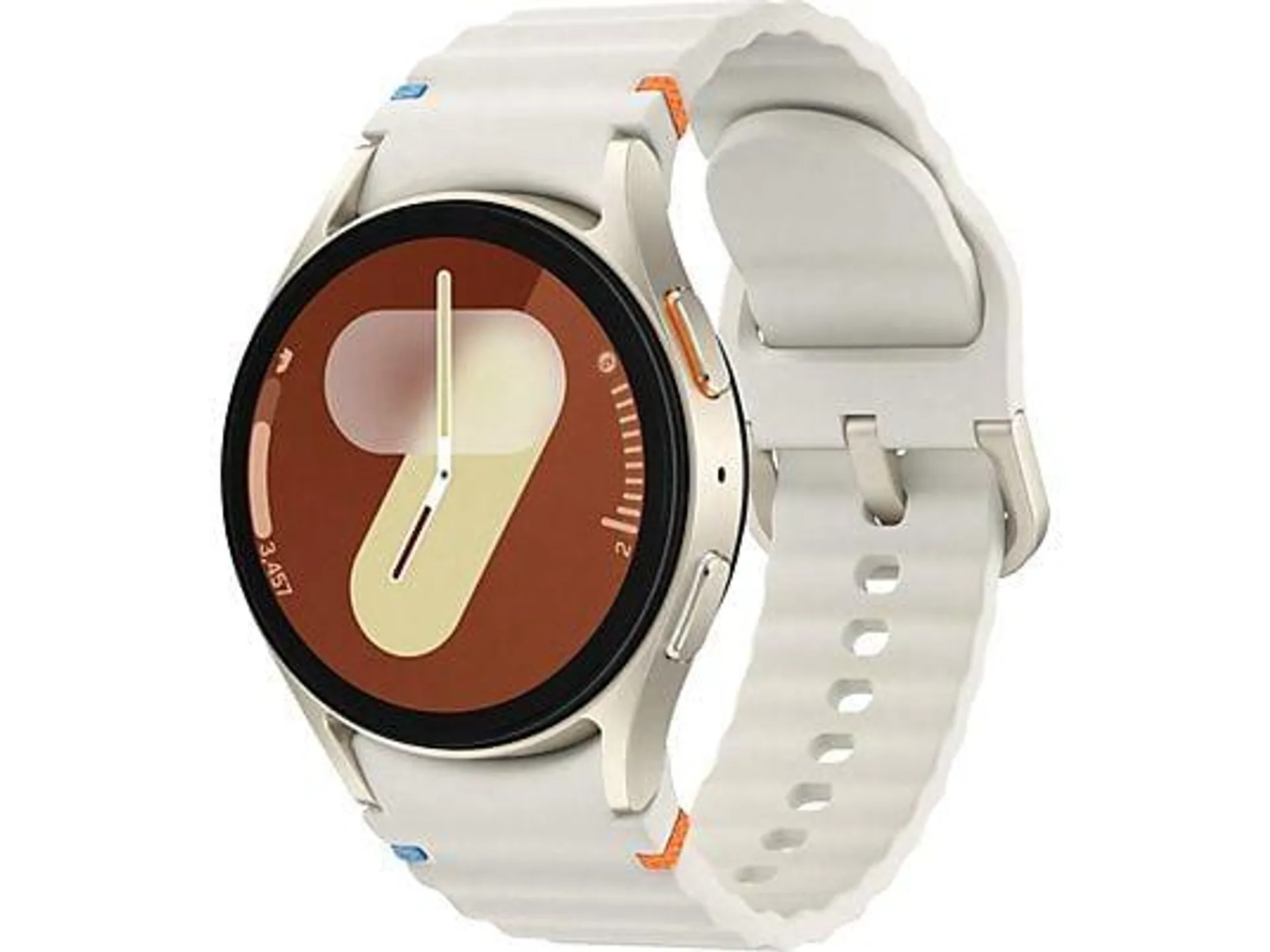 SAMSUNG Galaxy Watch7 BT 40 mm Smartwatches Aluminium Nitrilkautschuk, 85-110 mm, Cream