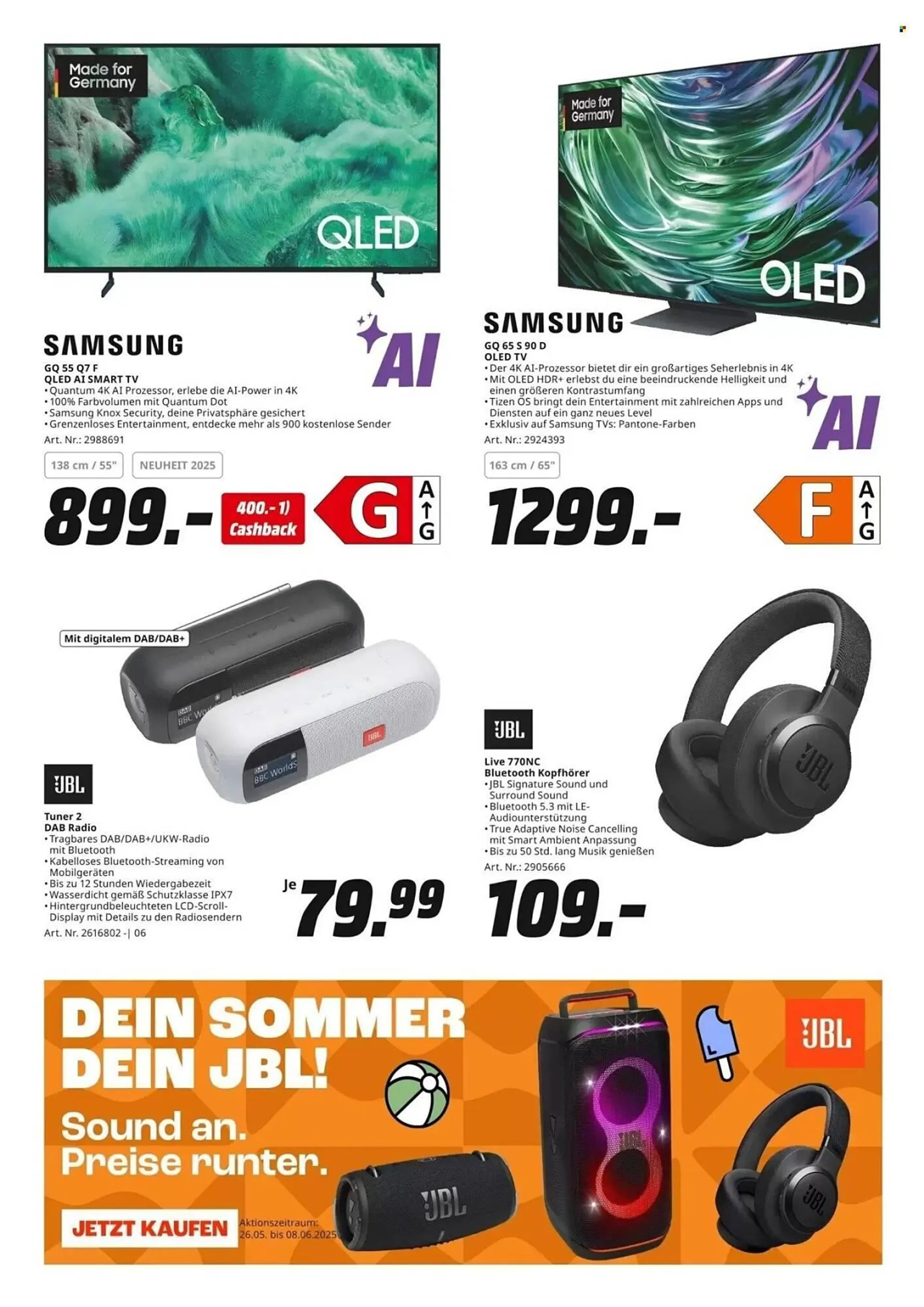 Saturn Prospekt von 30. Mai bis 7. Juni 2025 - Prospekt seite 2