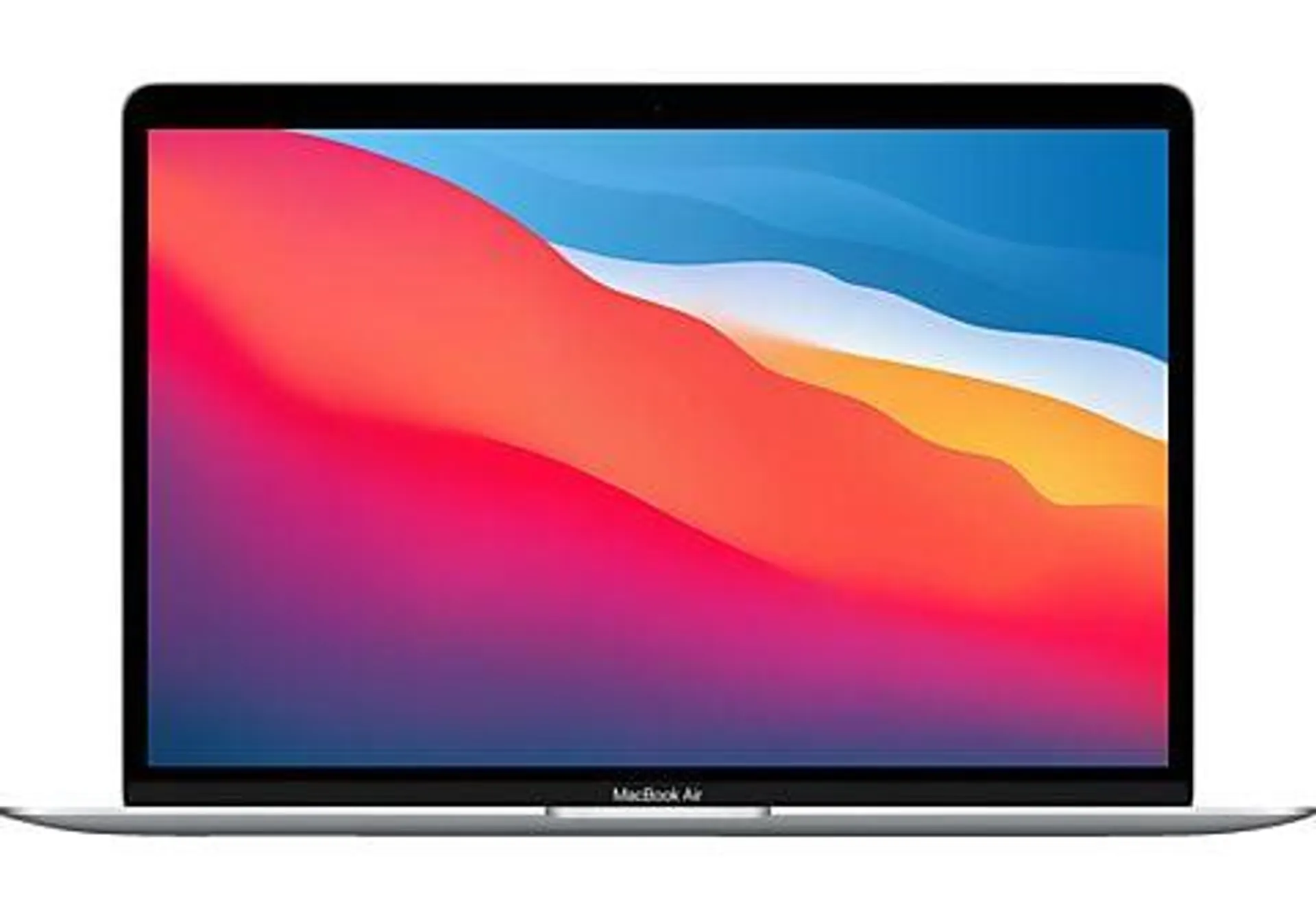 APPLE MacBook Air (2020), Notebook mit 13,3 Zoll Display, Apple M1 Prozessor, 8 GB RAM, 256 GB SSD, M1, Silber