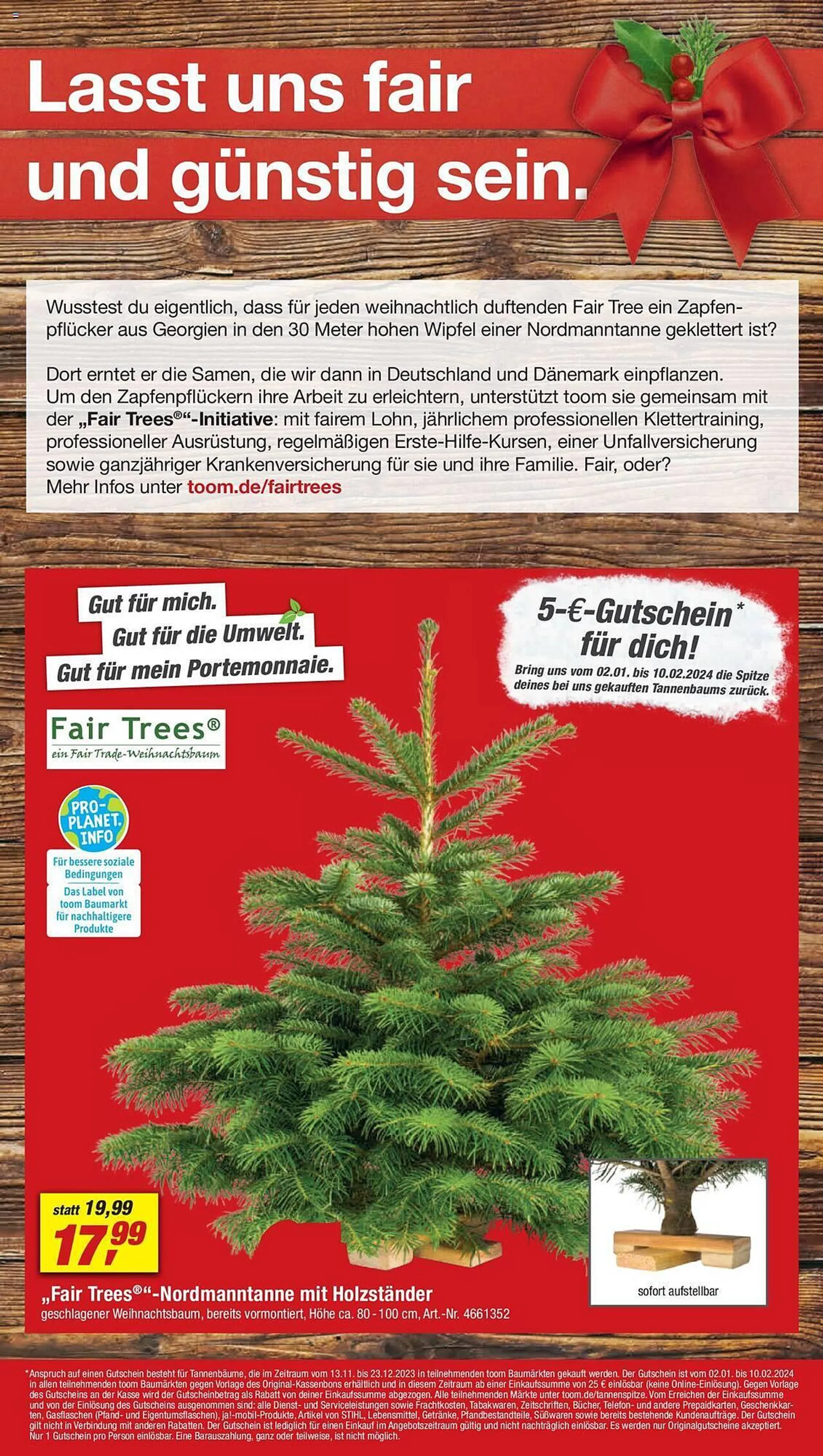 toom Baumarkt Prospekt von 16. Dezember bis 22. Dezember 2023 - Prospekt seite 2