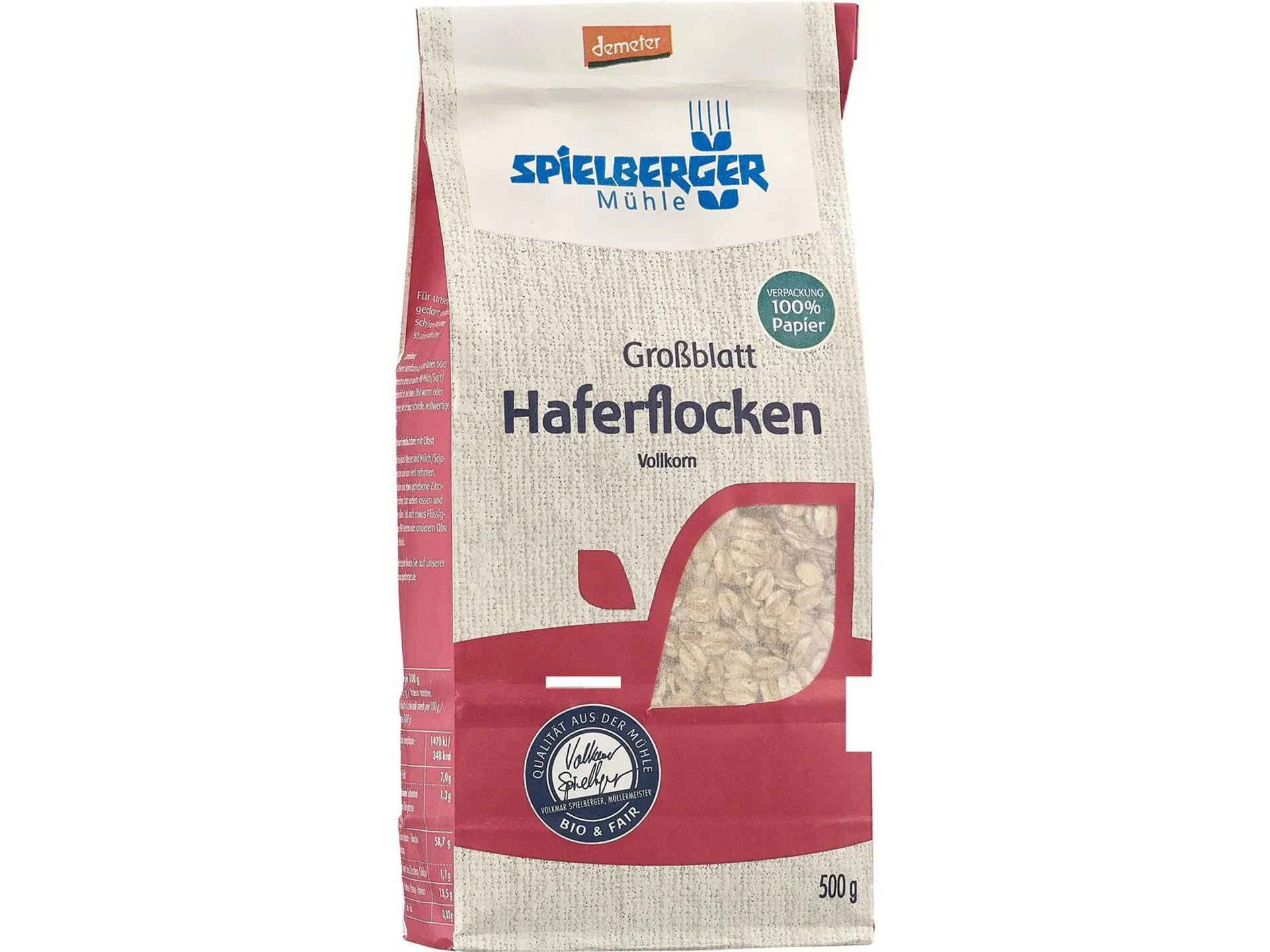 Spielberger Haferflocken Großblatt 500g