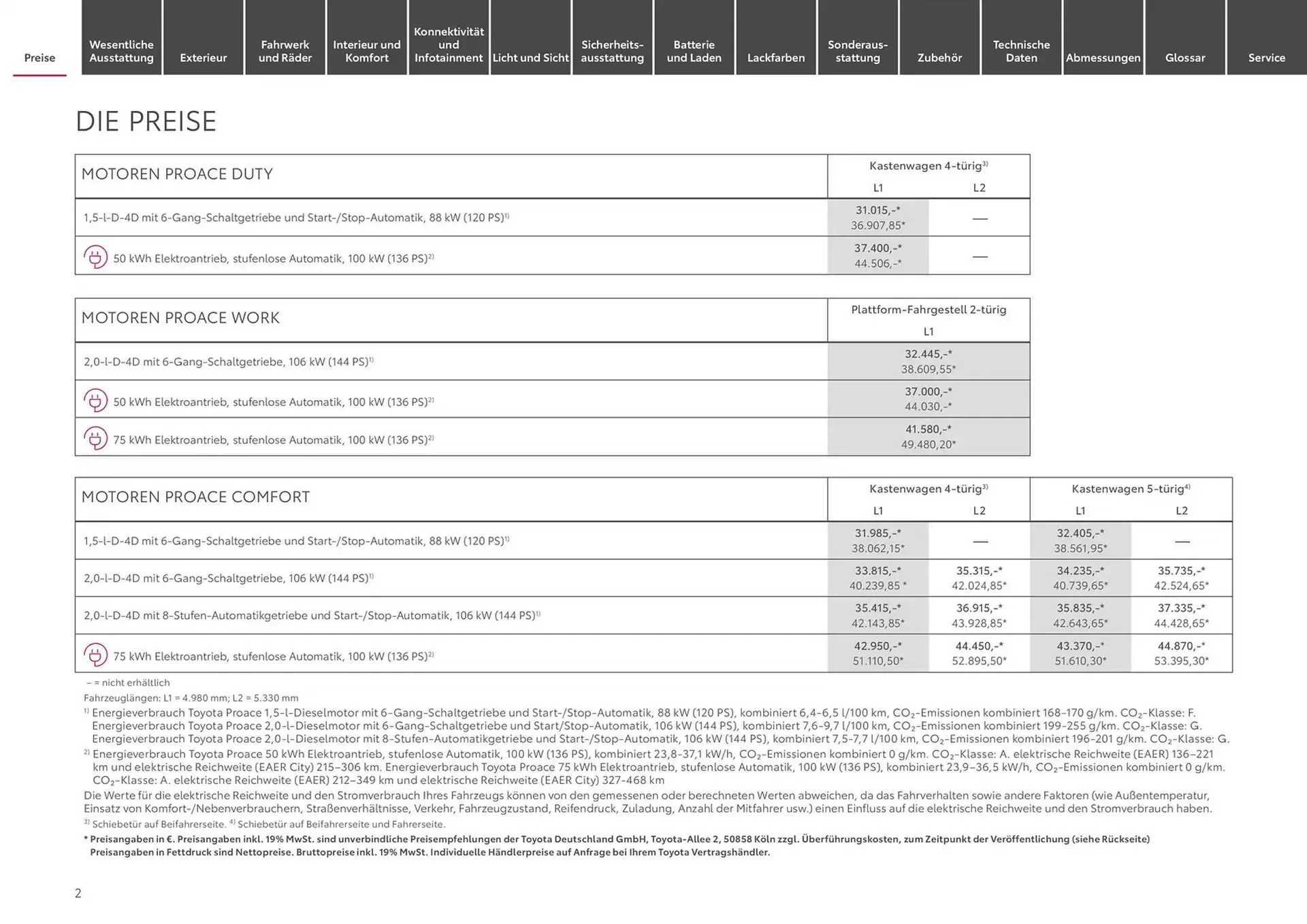 Toyota Prospekt von 13. November bis 13. November 2025 - Prospekt seite 2