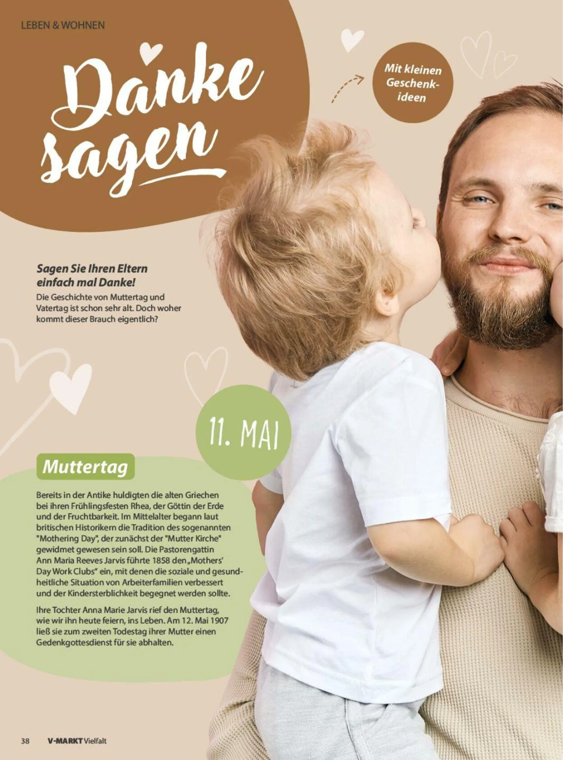 V-Markt Aktueller Prospekt von 8. Mai bis 22. Mai 2025 - Prospekt seite 38