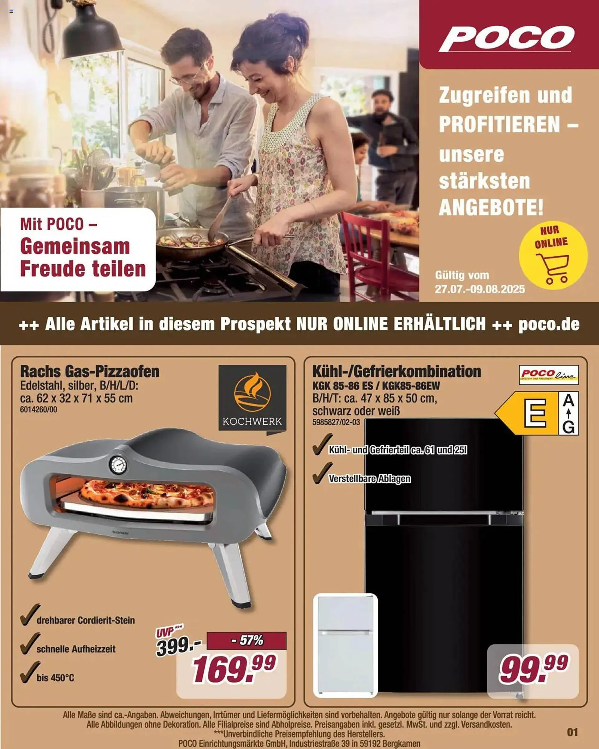 Poco Prospekt von 27. Juli bis 9. August 2025 - Prospekt seite 1